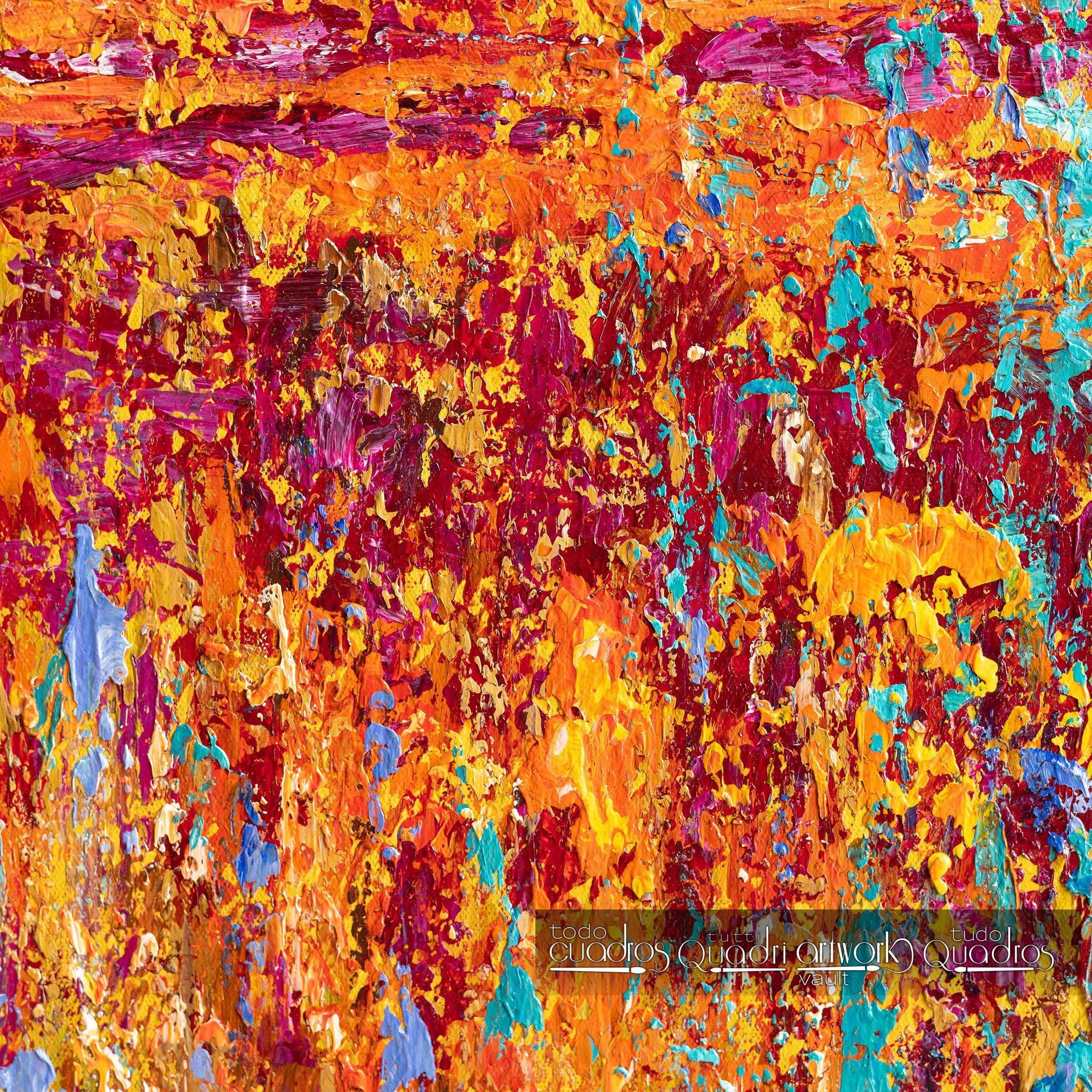 Echos des türkisfarbenen Sonnenuntergangs