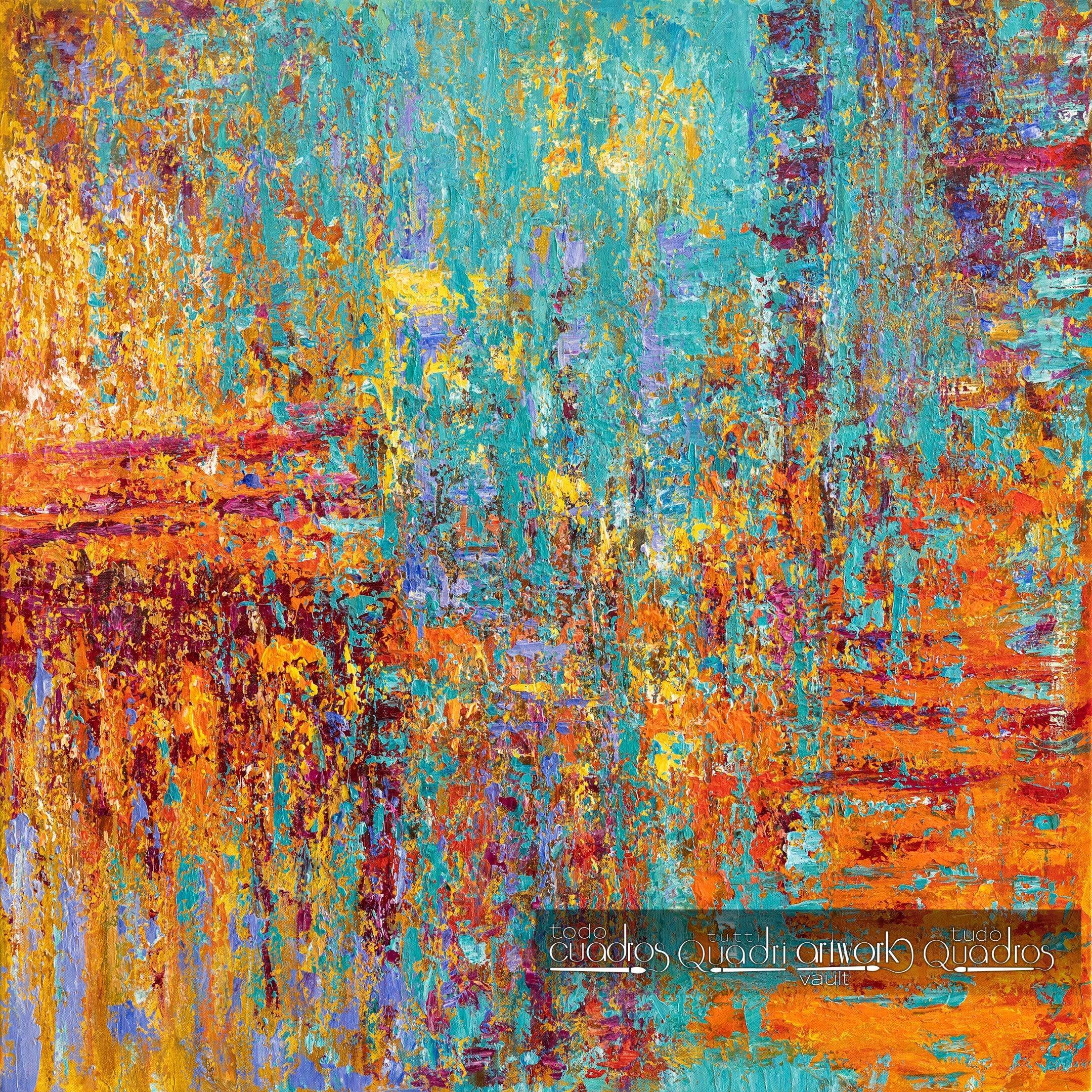 Echos des türkisfarbenen Sonnenuntergangs