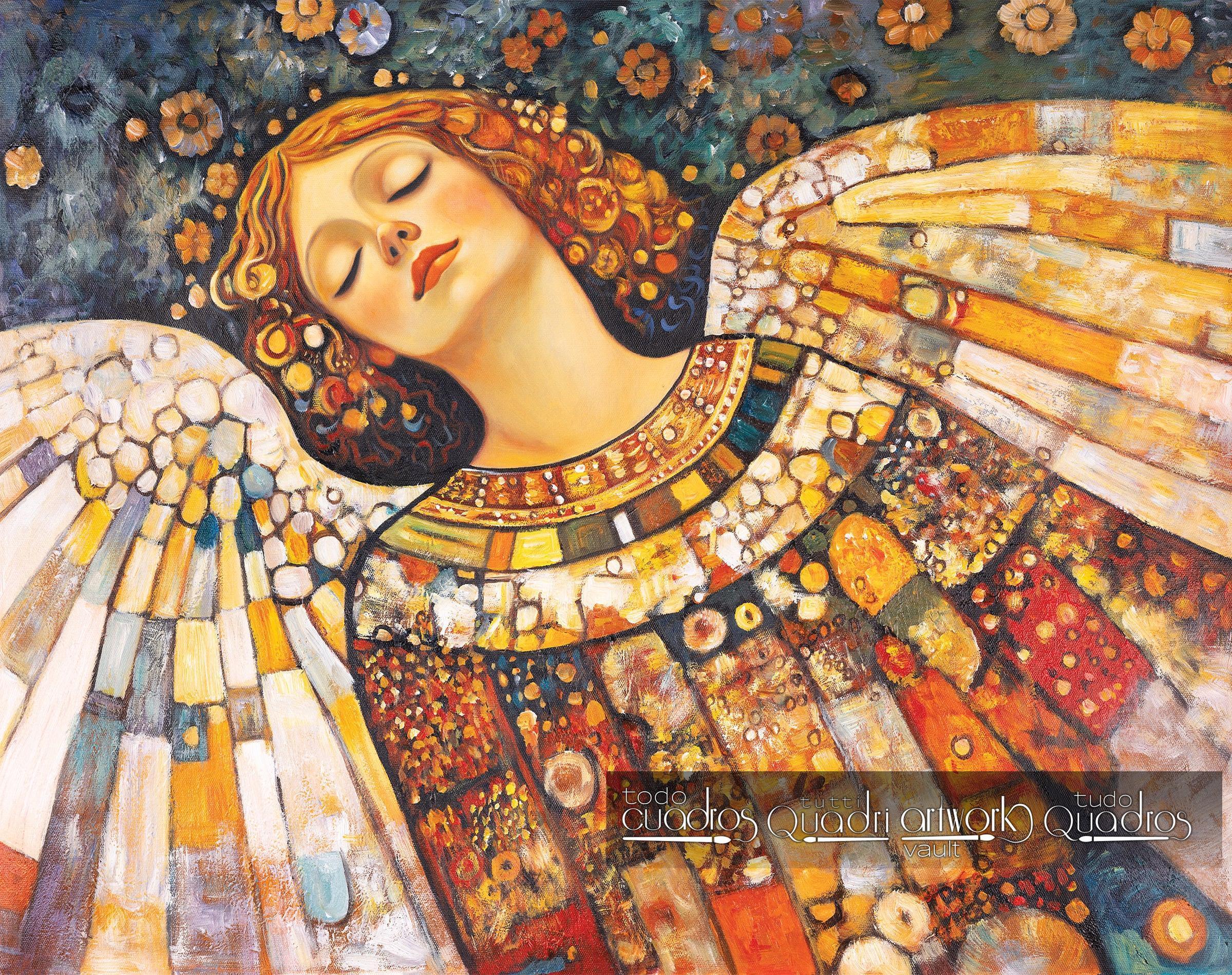 Engel der Träume, im Stil von Klimt