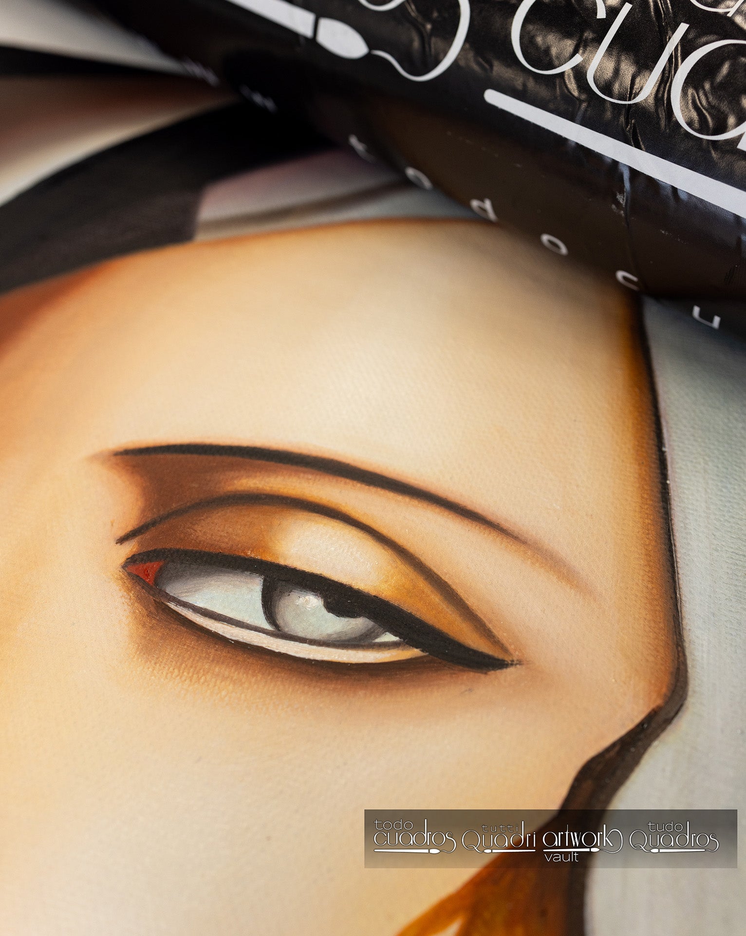 Selbstporträt im grünen Bugatti, Lempicka