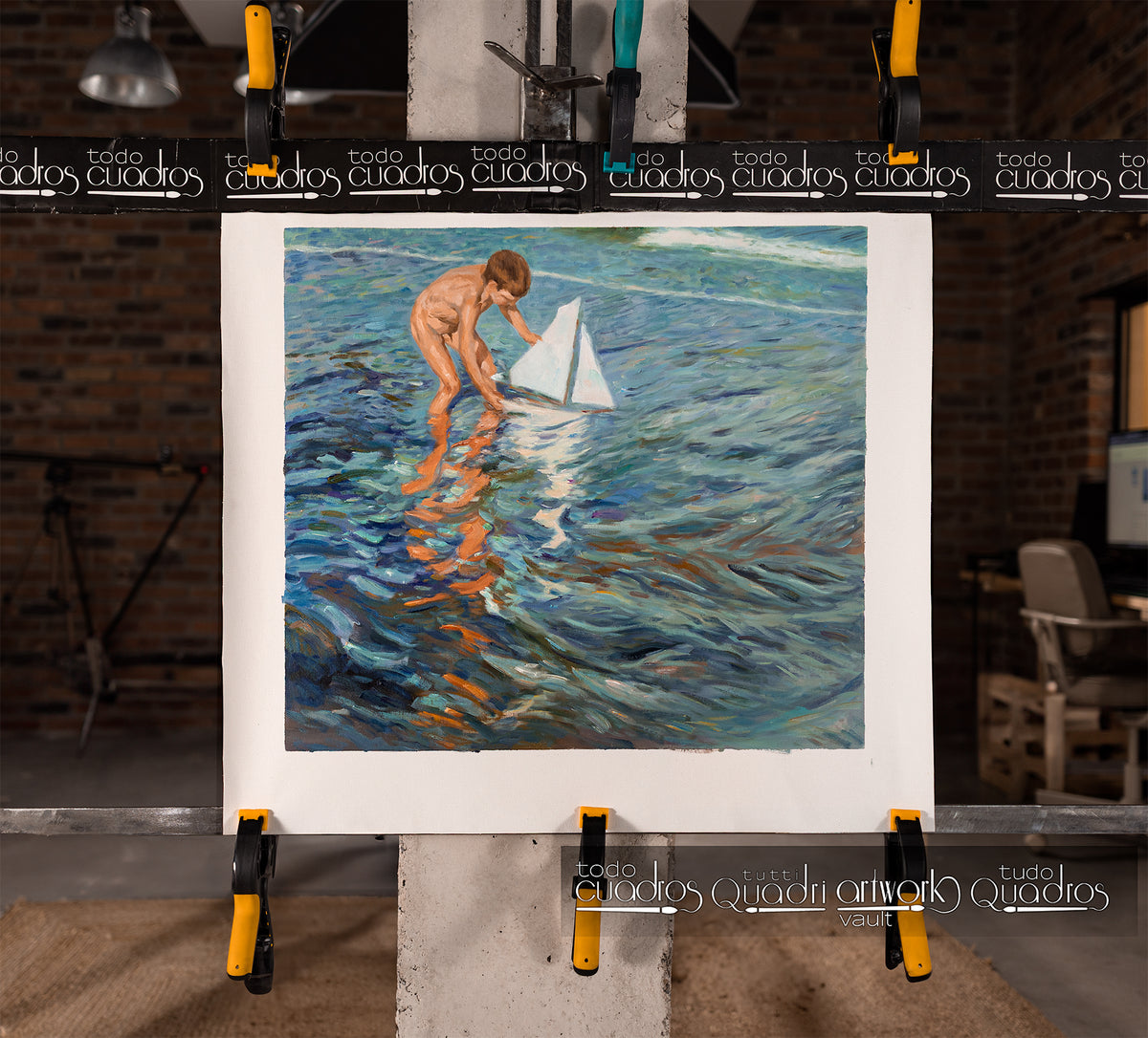 Das kleine Segelboot, Sorolla