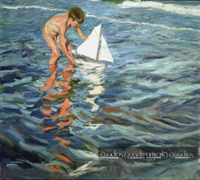 Das kleine Segelboot, Sorolla