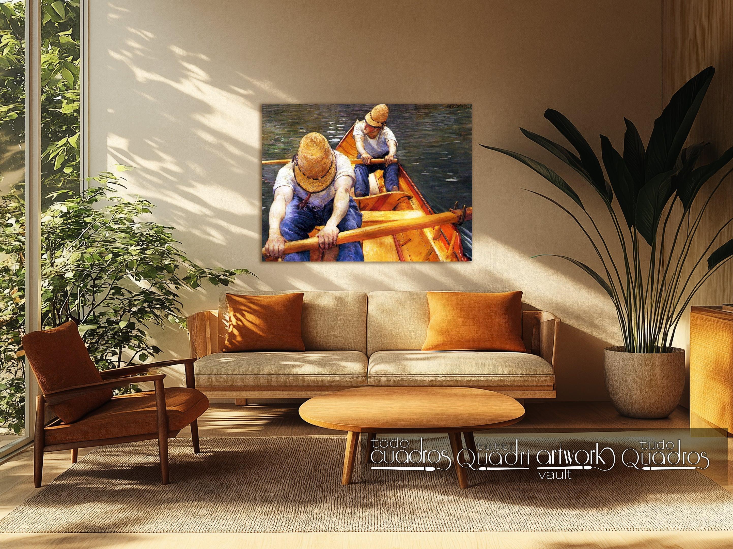 Ruderer auf der Yerres, Caillebotte