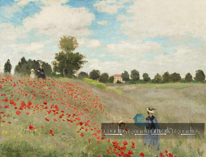 Mohnblumenfeld bei Argenteuil, Monet