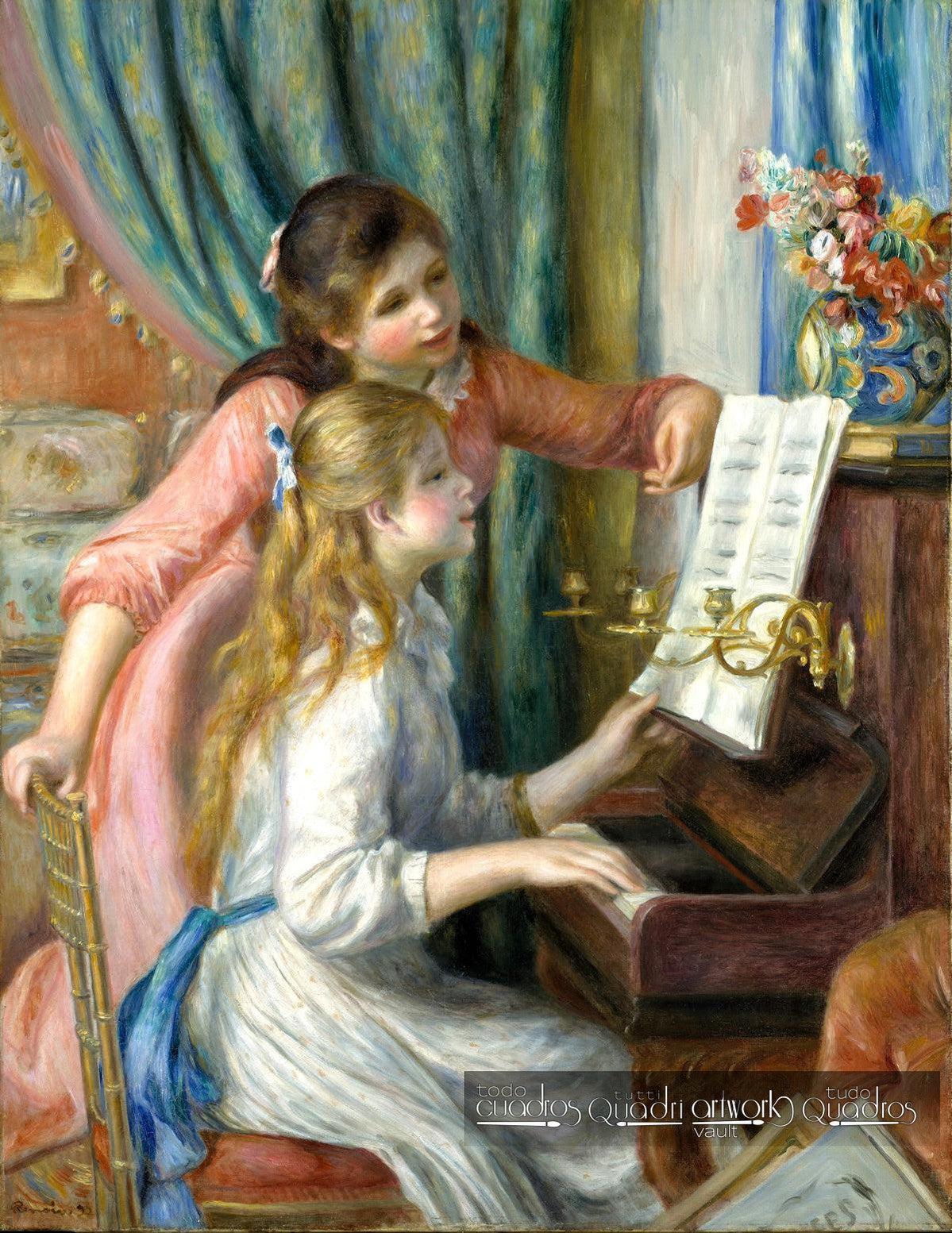 Junge Mädchen am Klavier, Renoir