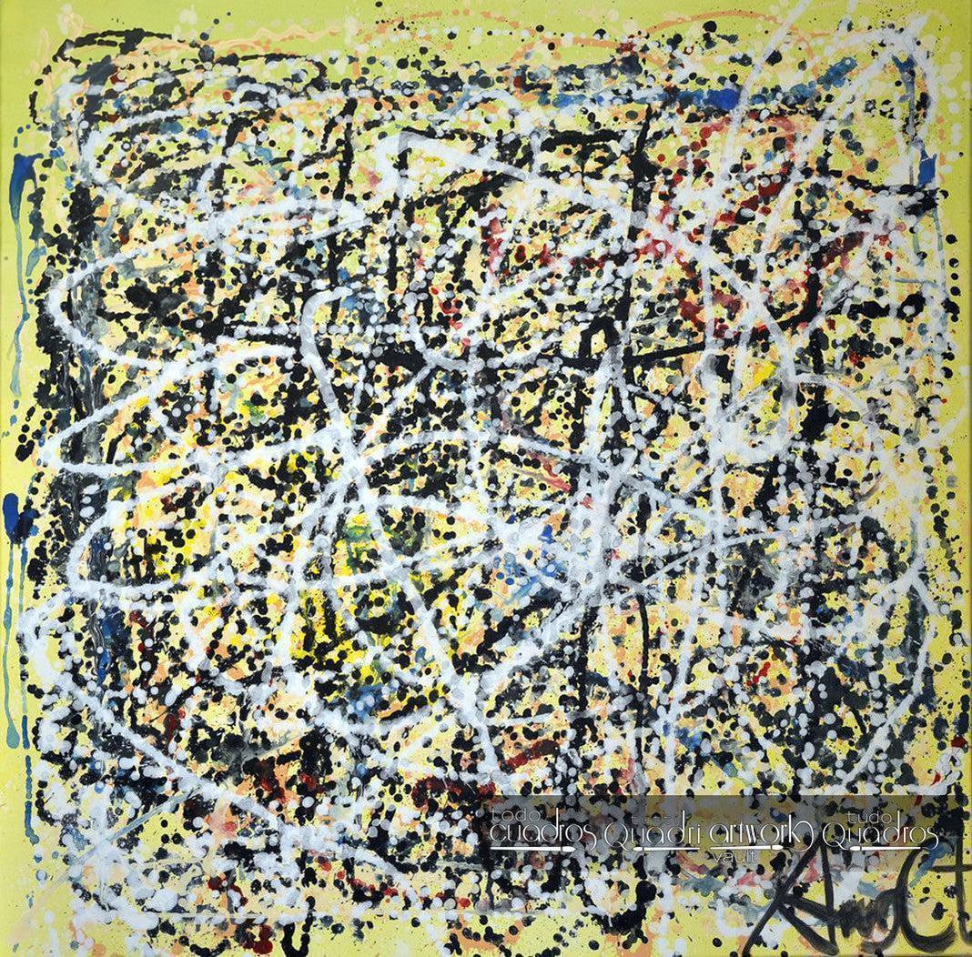 Gemälde "Hommage an Pollock" <br /> A. Croxatto (2015)