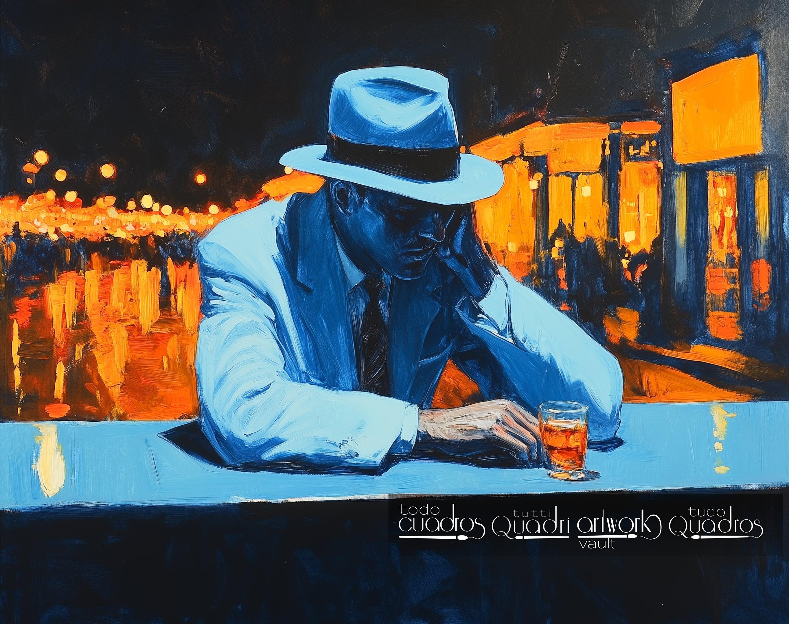 Letzte Runde, im Stil von Hopper