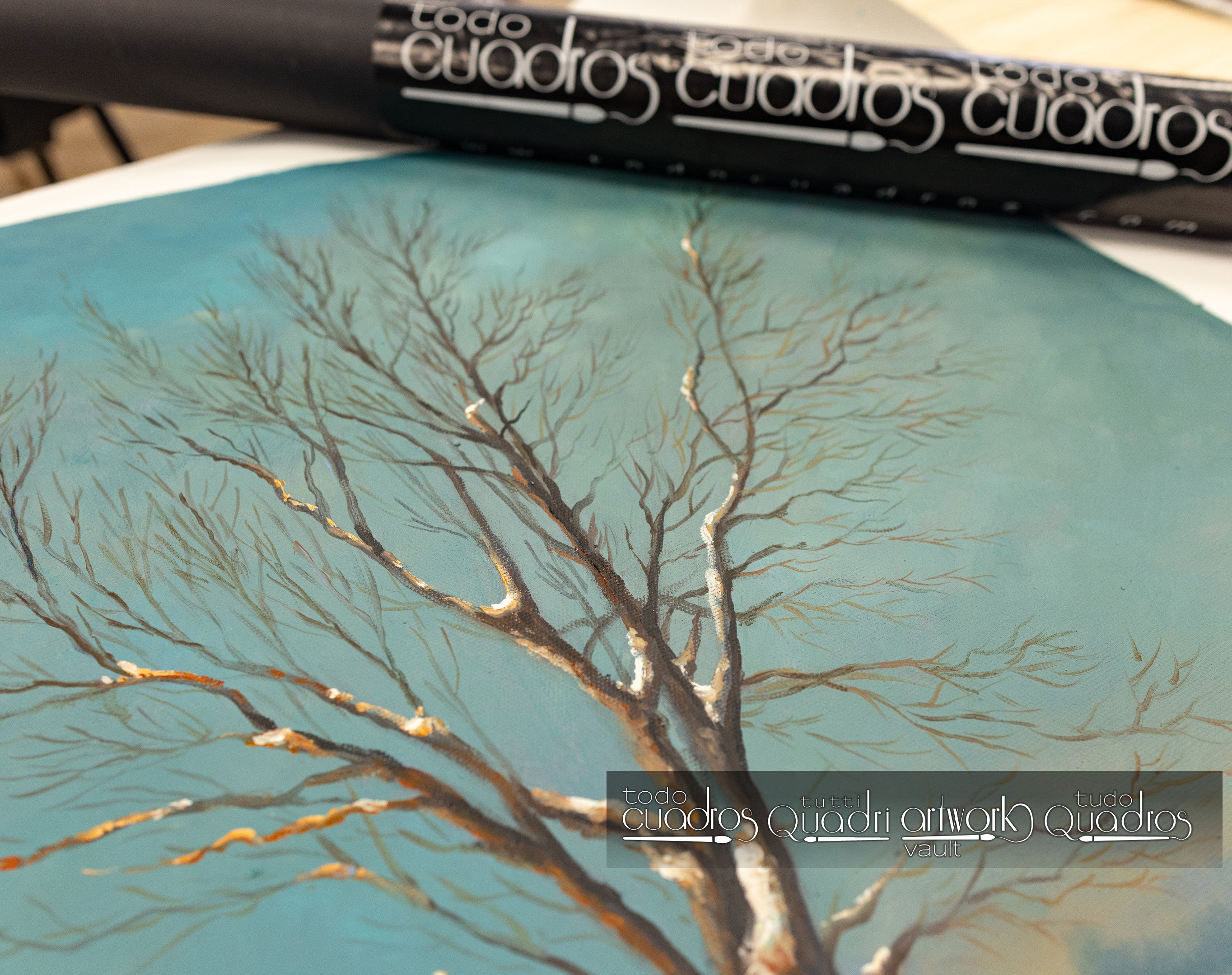 Wo der Weg endet, im Stil von Hopper