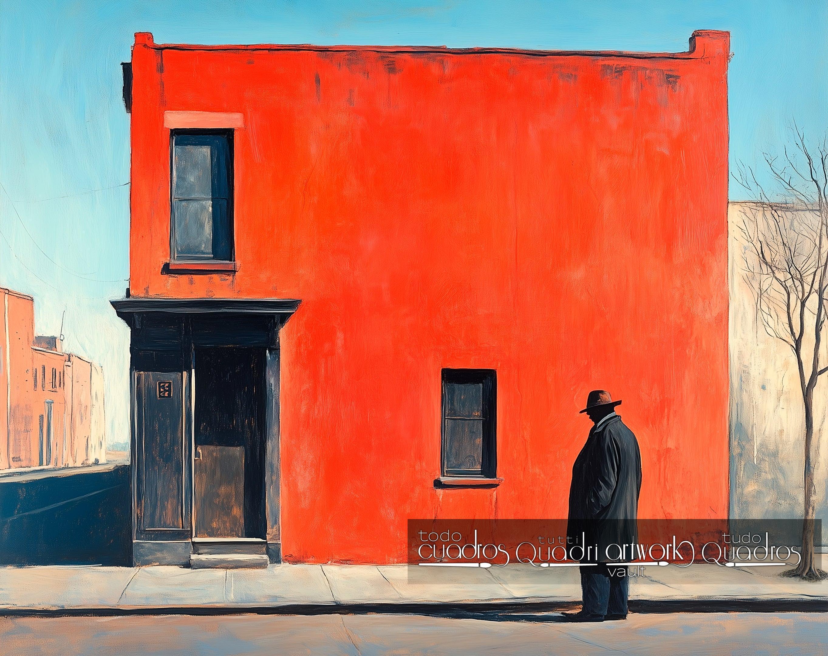 Die Ecke des Vergessens, im Stil von Hopper