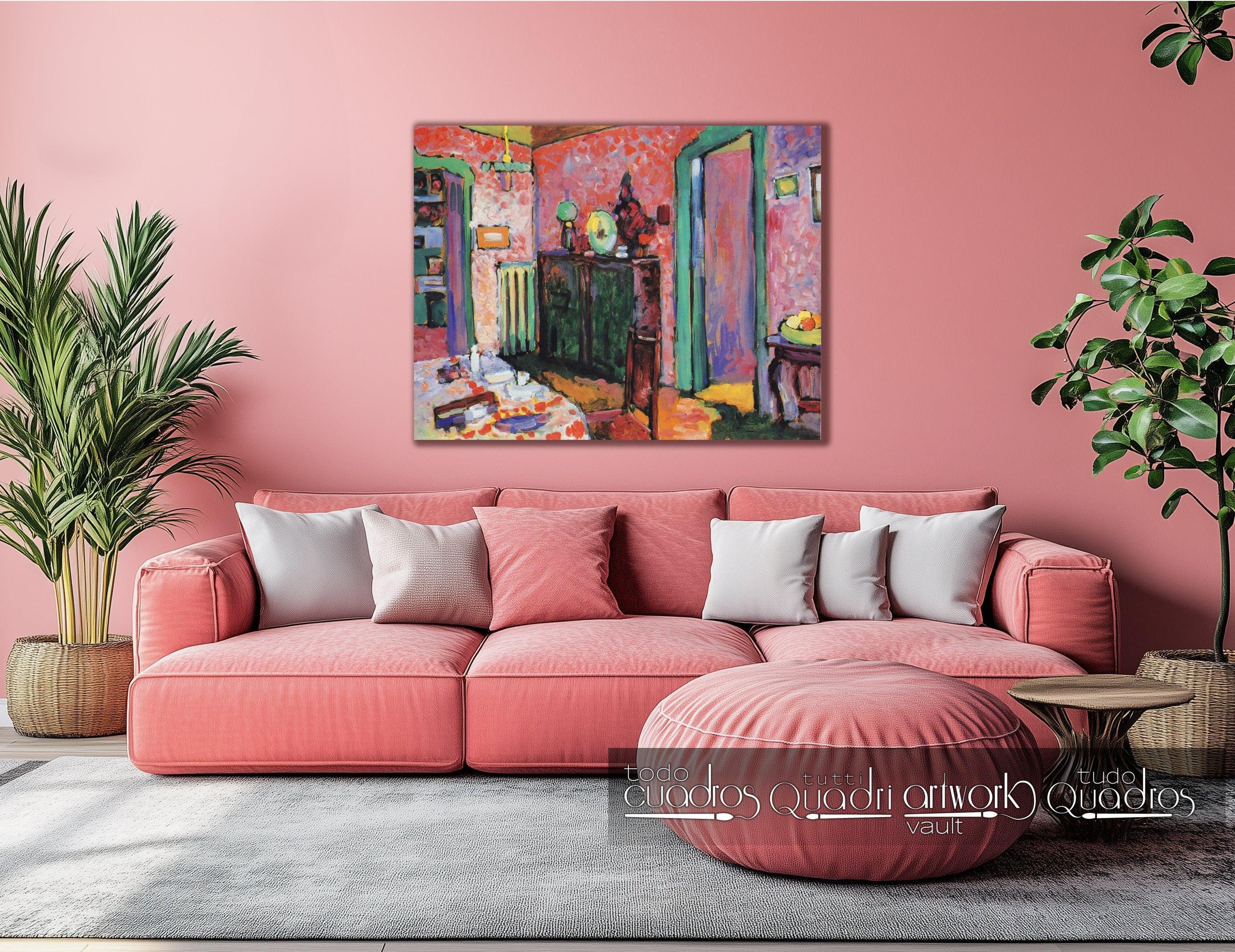 Interieur (Mein Eßzimmer), Kandinsky