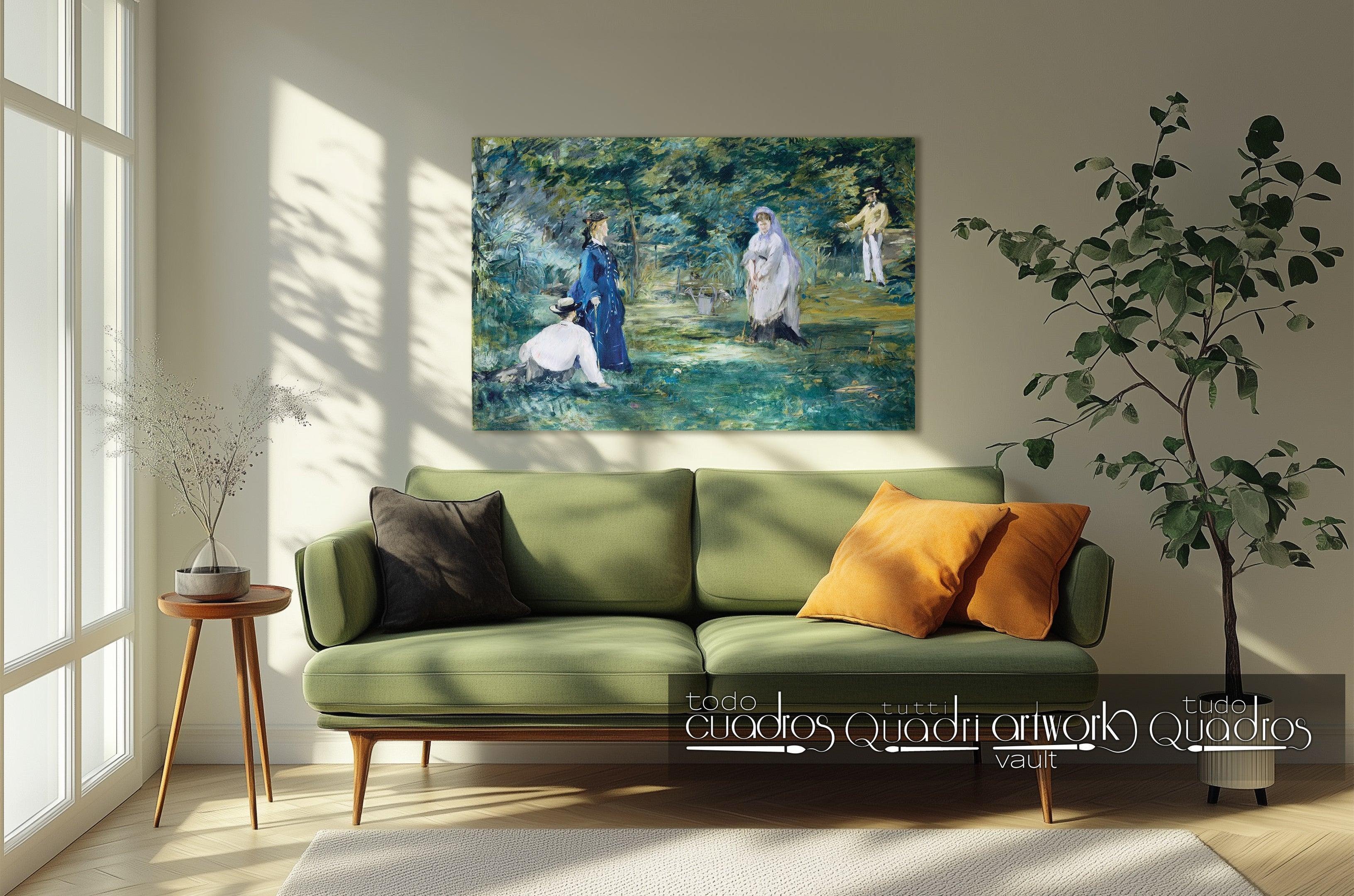 Die Krocketpartie, Manet