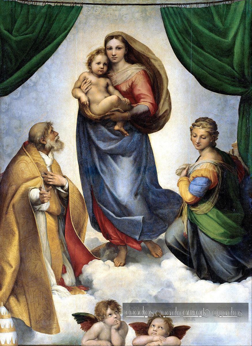 Sixtinische Madonna (vollständig), Raffael