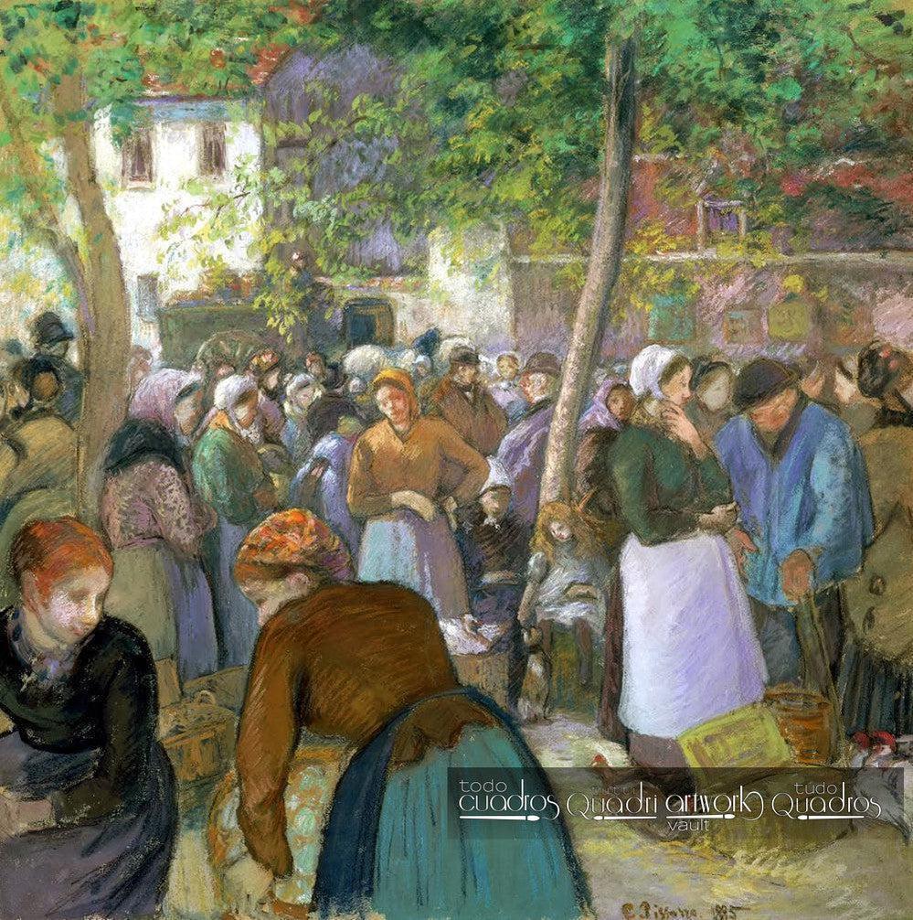Vogelmarkt in Gisors, Pissarro