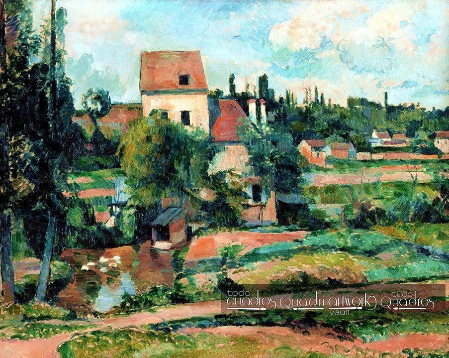 Die Mühle an der Couleuvre bei Pontoise, Cézanne