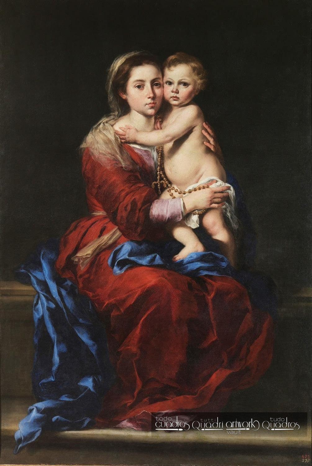 Die Rosenkranzmadonna, Murillo