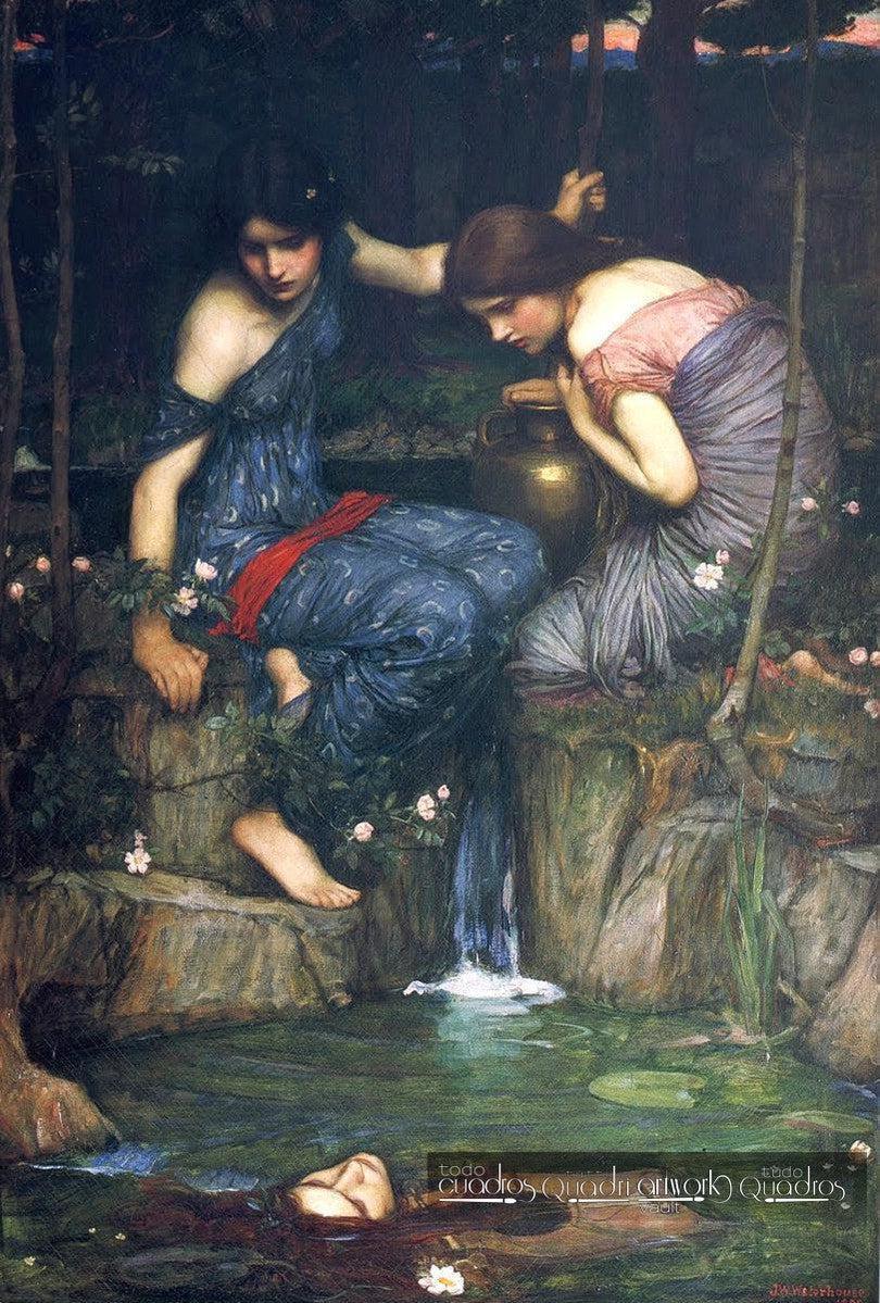 Nymphen finden den Kopf des Orpheus, J. W. Waterhouse