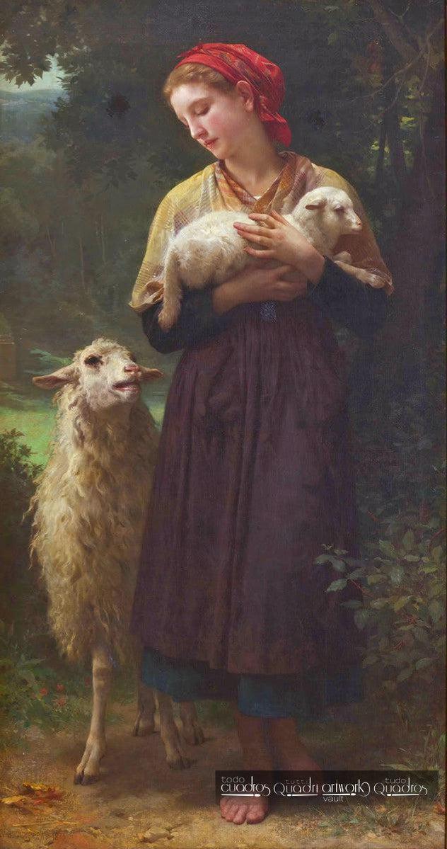Das neugeborene Lamm, Bouguereau