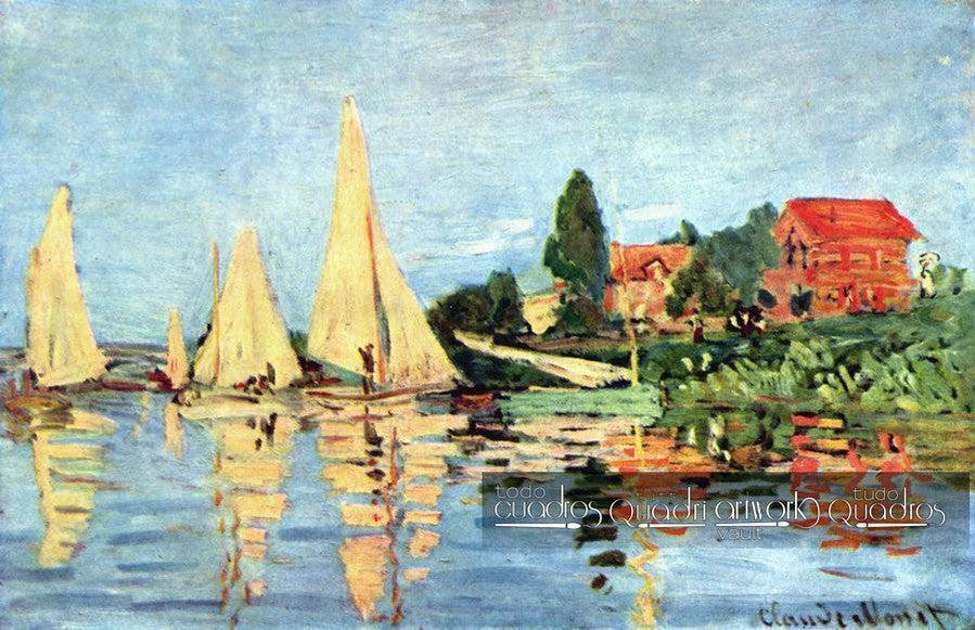 Regatten in Argenteuil, Monet