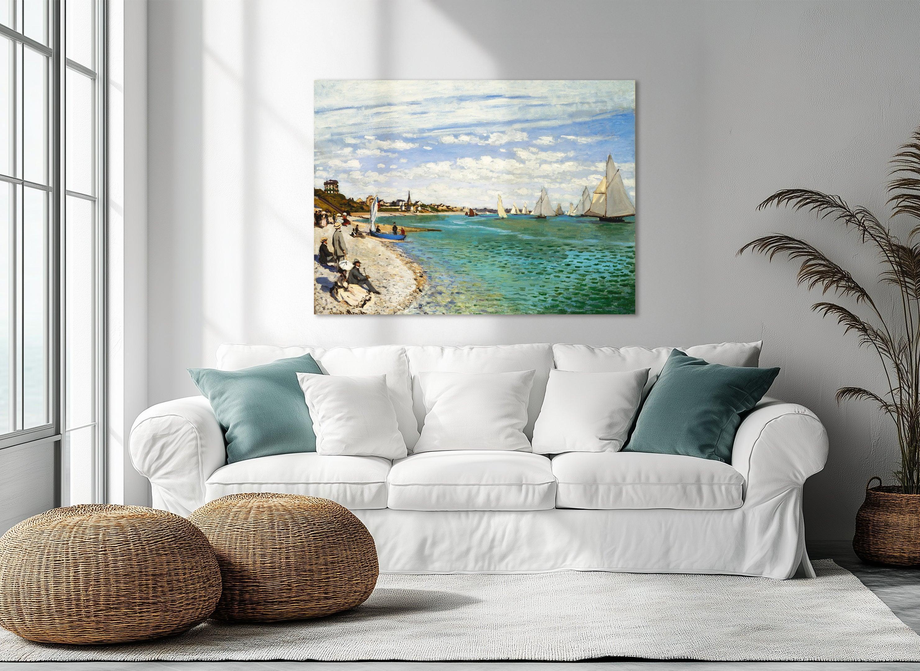 Regatta in Sainte-Adresse, Monet