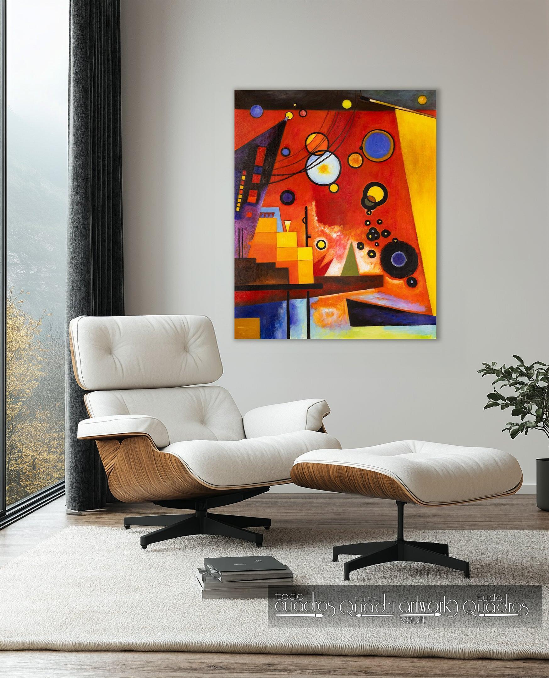 Schweres Rot, Kandinsky