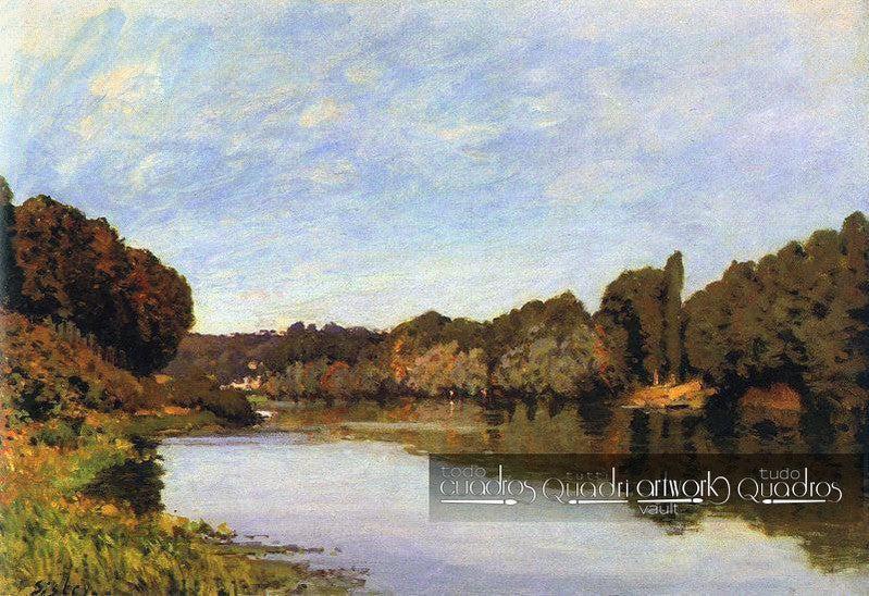 Die Seine in Bougival, Sisley