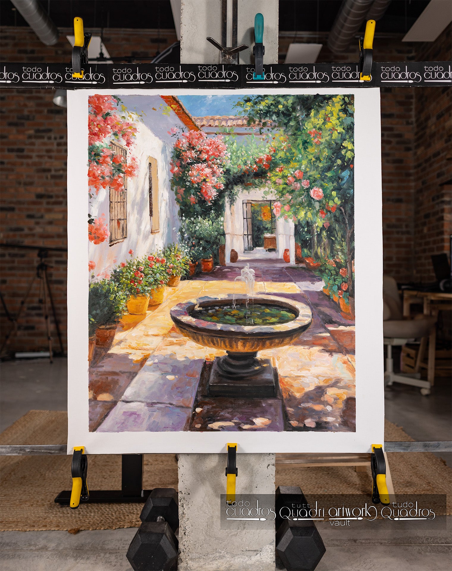 Eine andalusische Ecke, im Stil von Sorolla