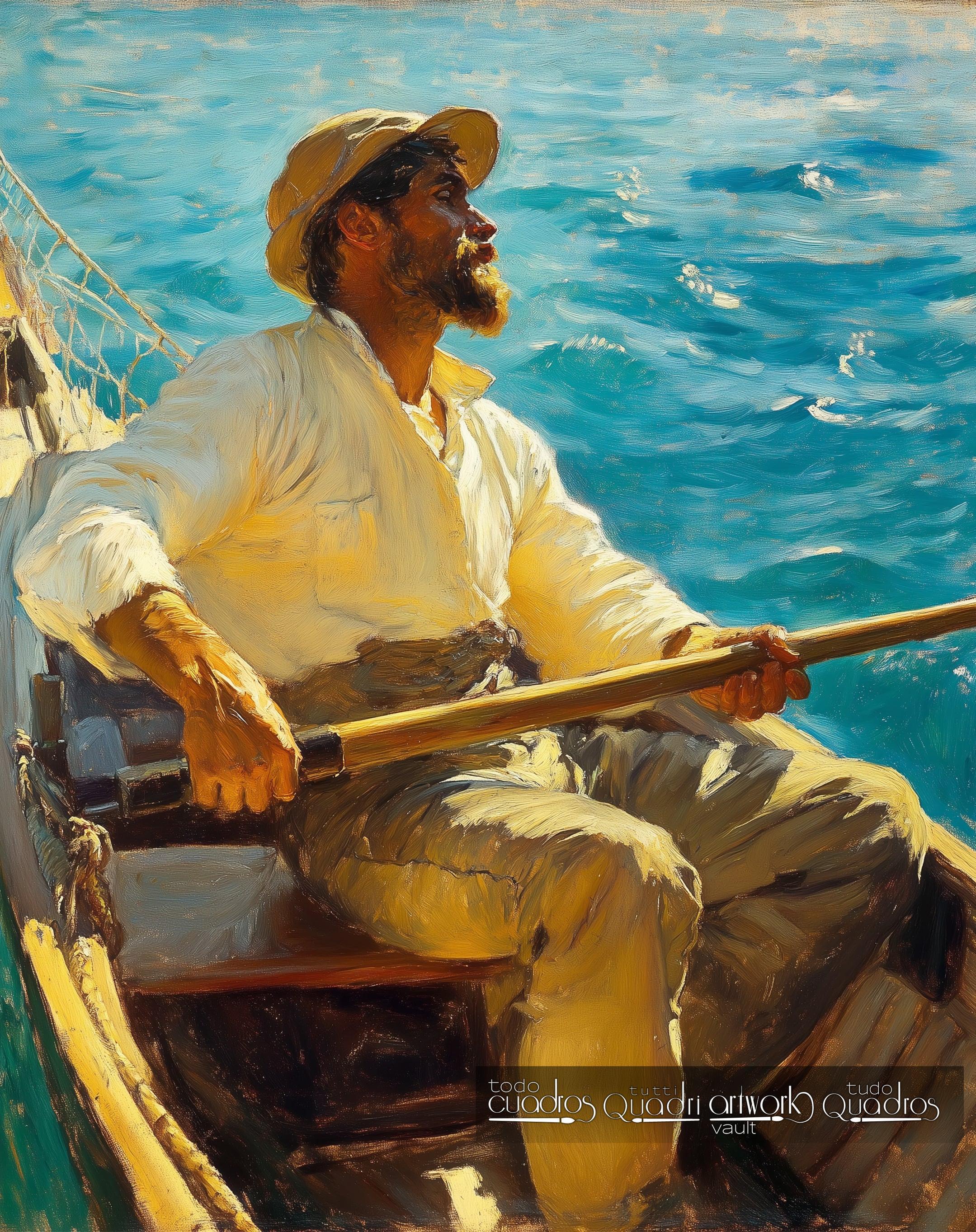Licht und Meersalz, im Stil von Sorolla