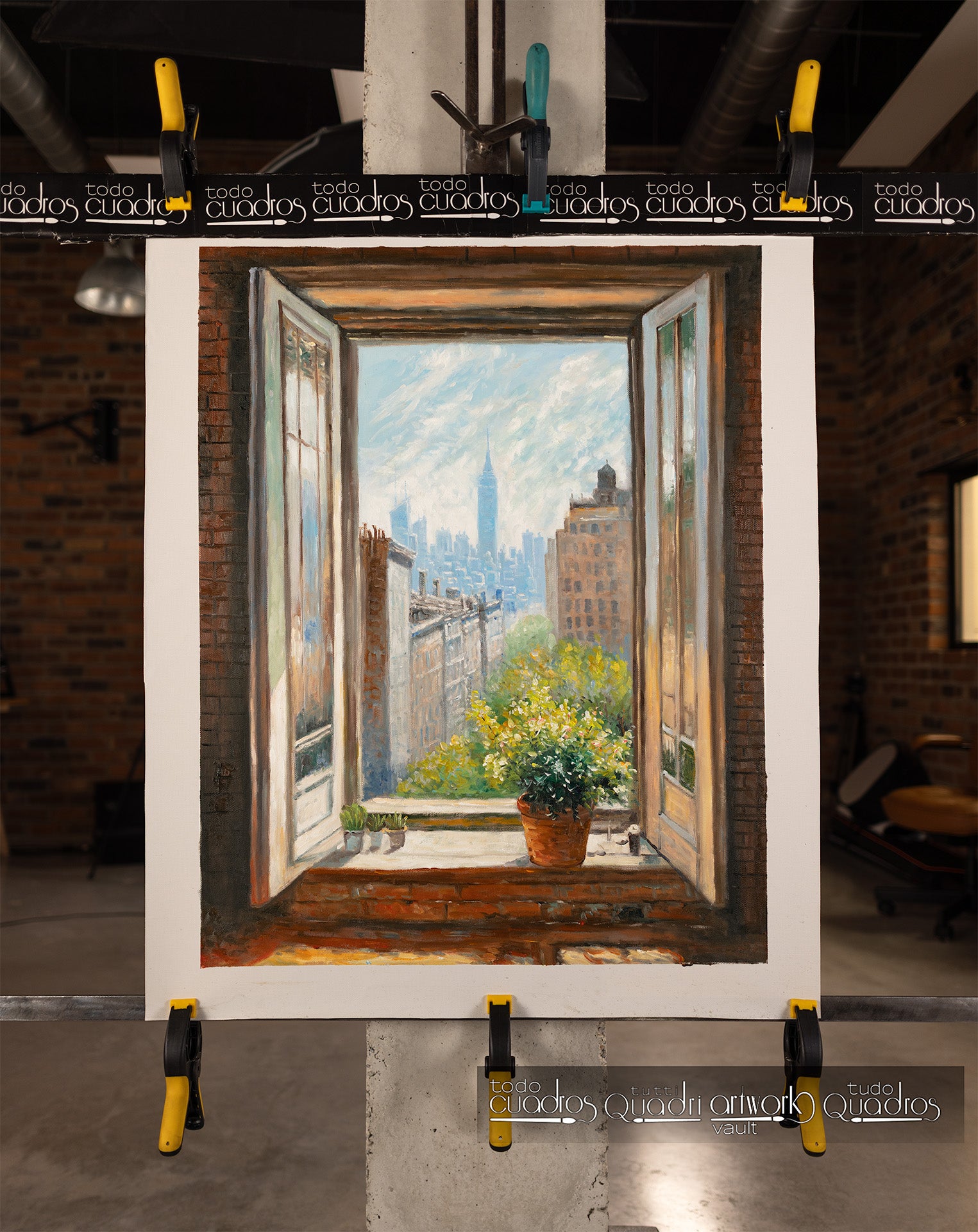 Licht, Natur und Metropole, im Stil von Monet