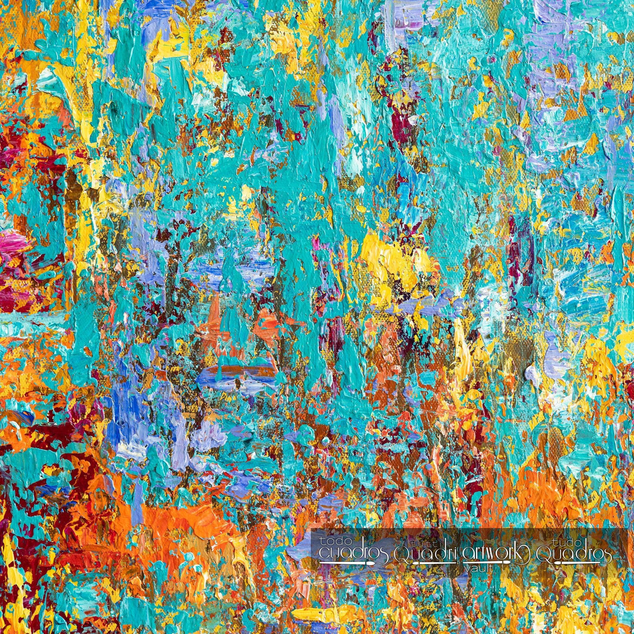 Echos des türkisfarbenen Sonnenuntergangs