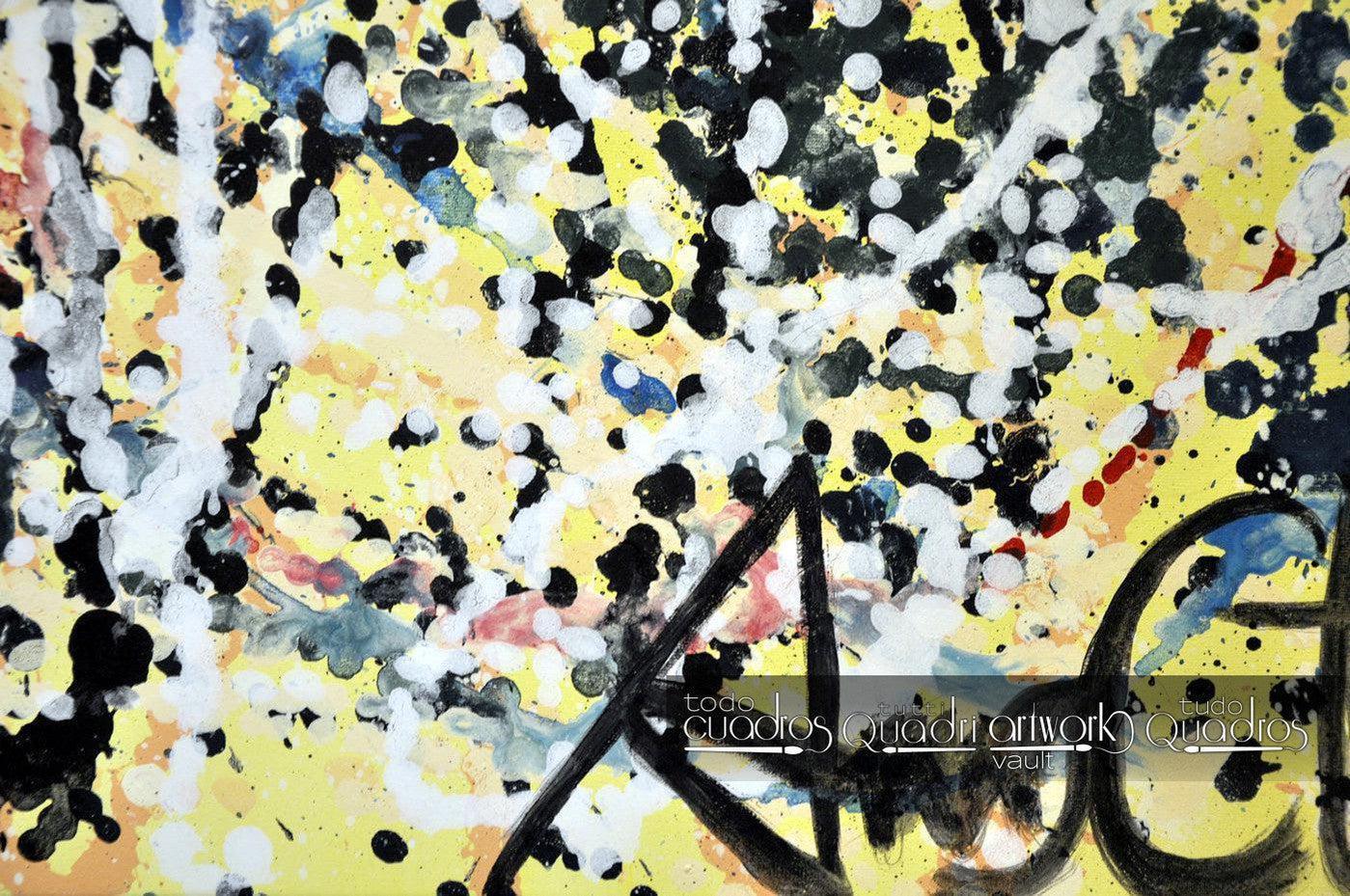 Gemälde "Hommage an Pollock" <br /> A. Croxatto (2015)