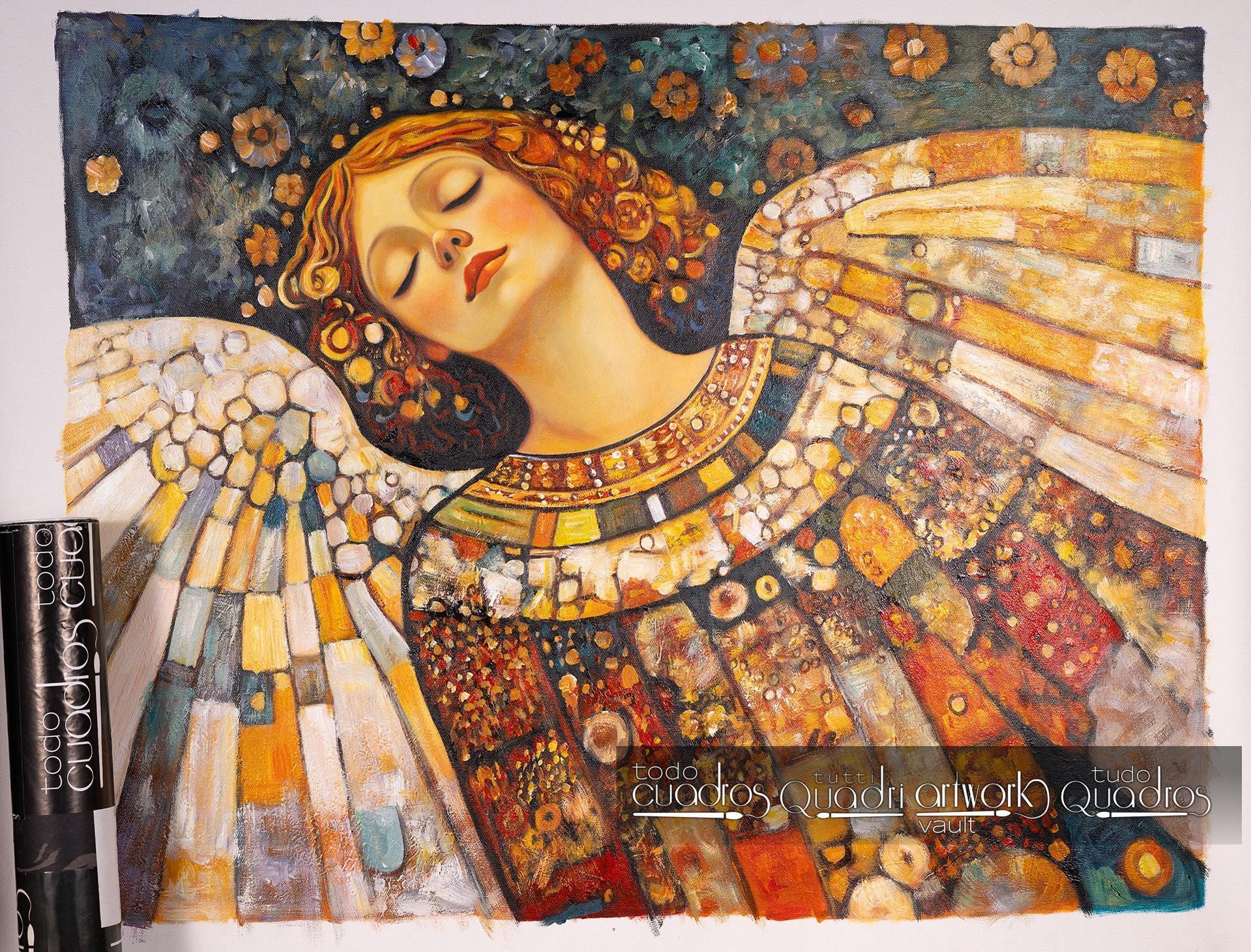 Engel der Träume, im Stil von Klimt