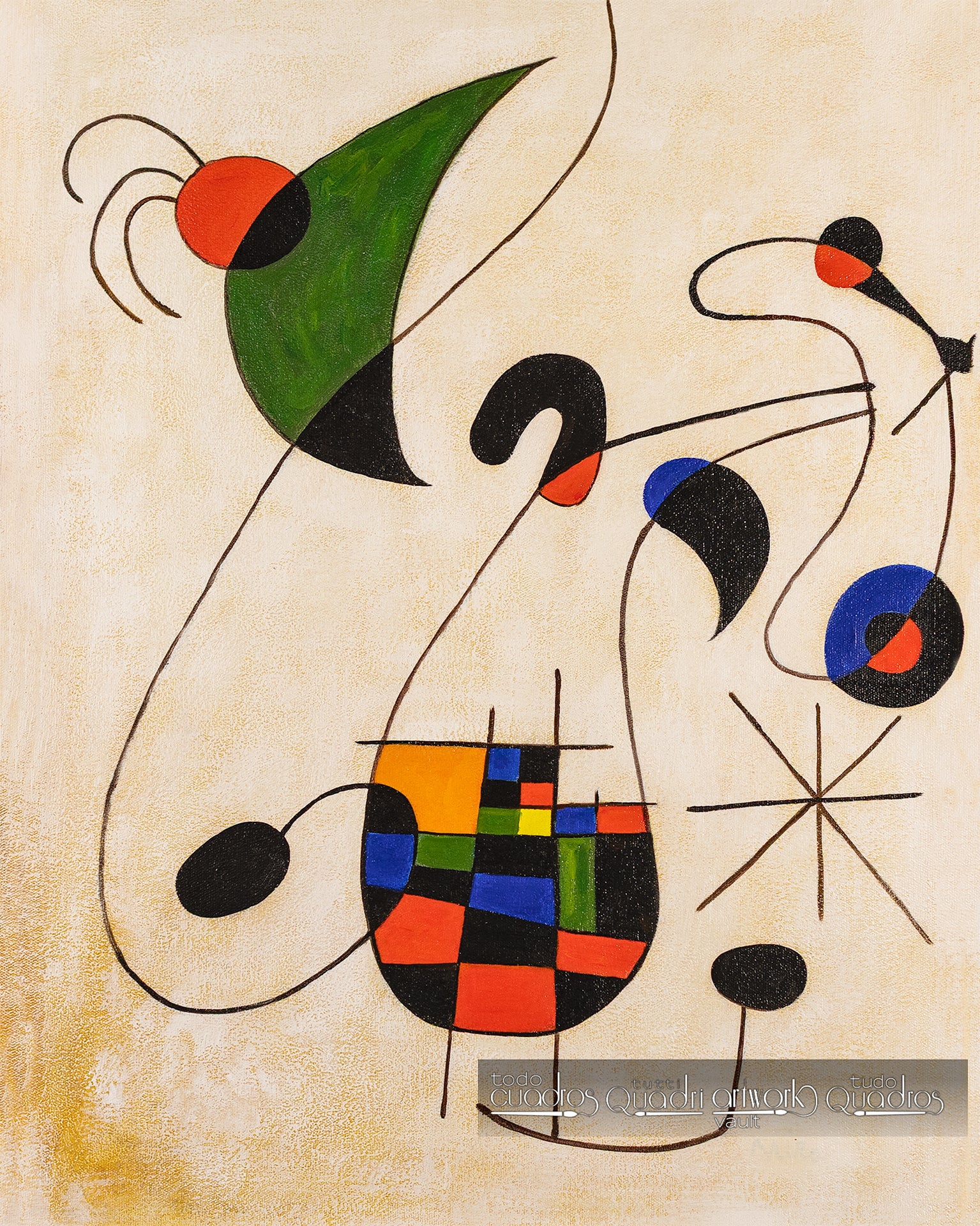Der melancholische Sänger, Miró