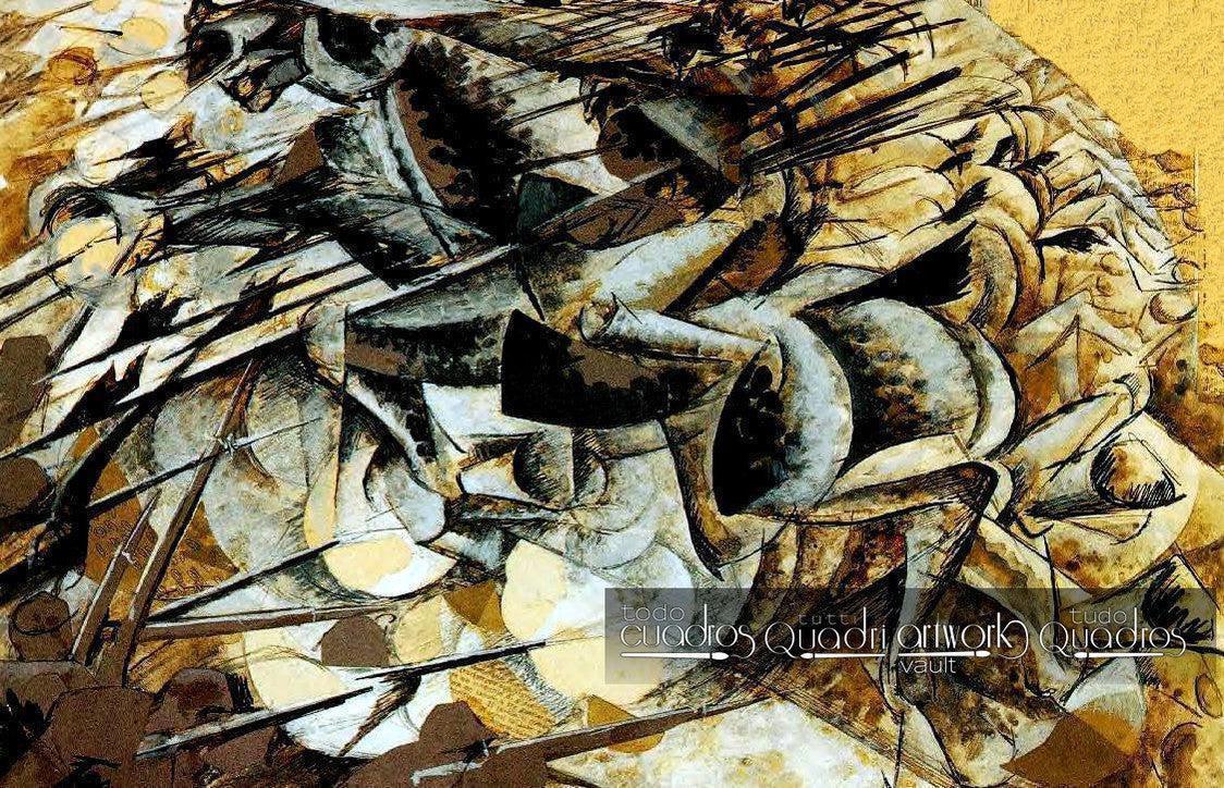 Lanzenreiterangriff, Boccioni