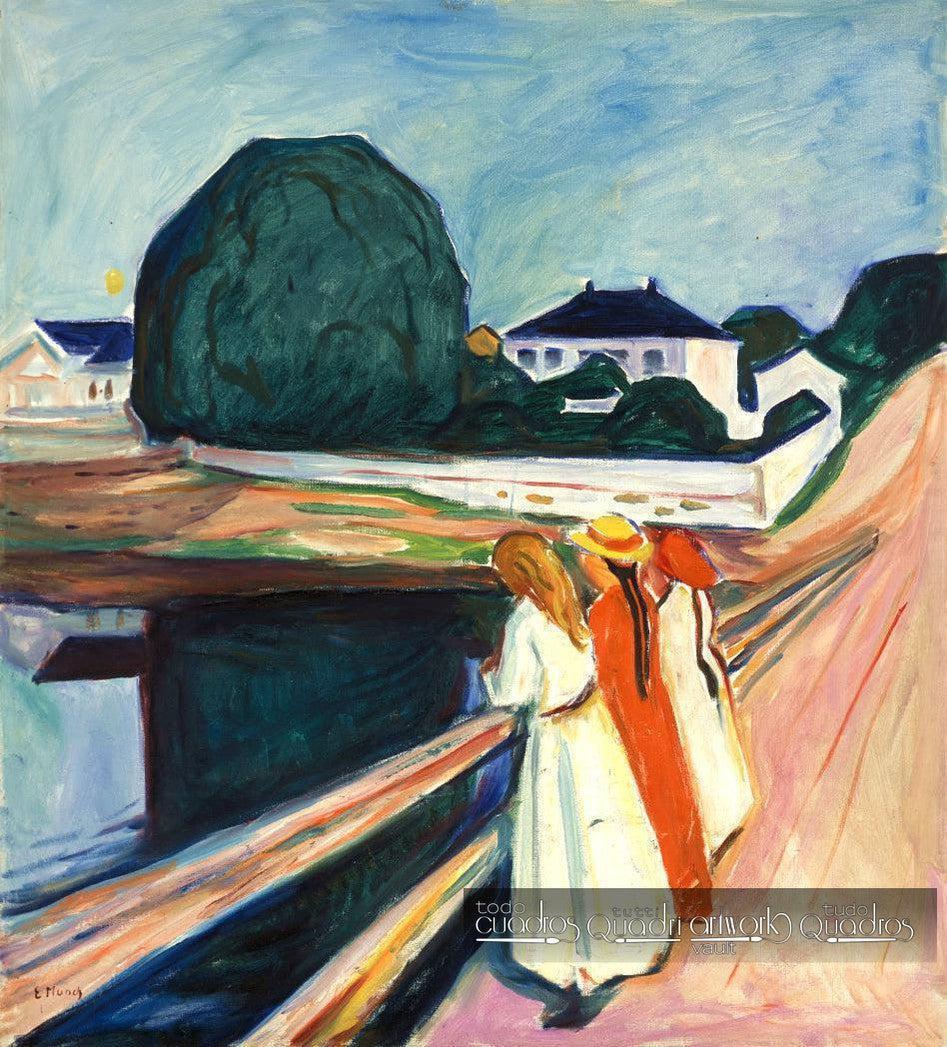 Mädchen auf der Brücke, Edvard Munch