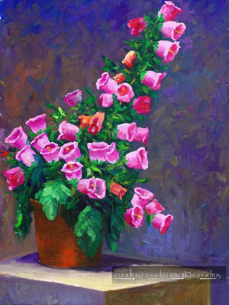 Glockenblumen-Vase, Blumenöl