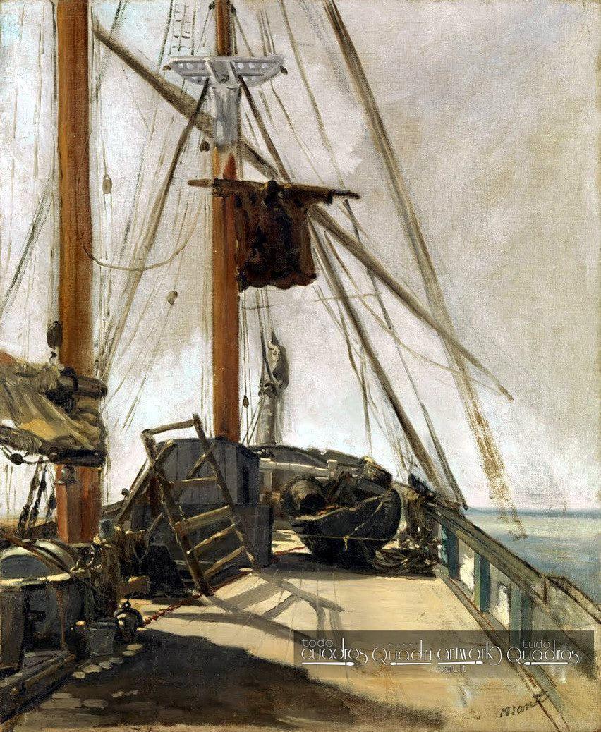 Das Schiffsdeck, Manet
