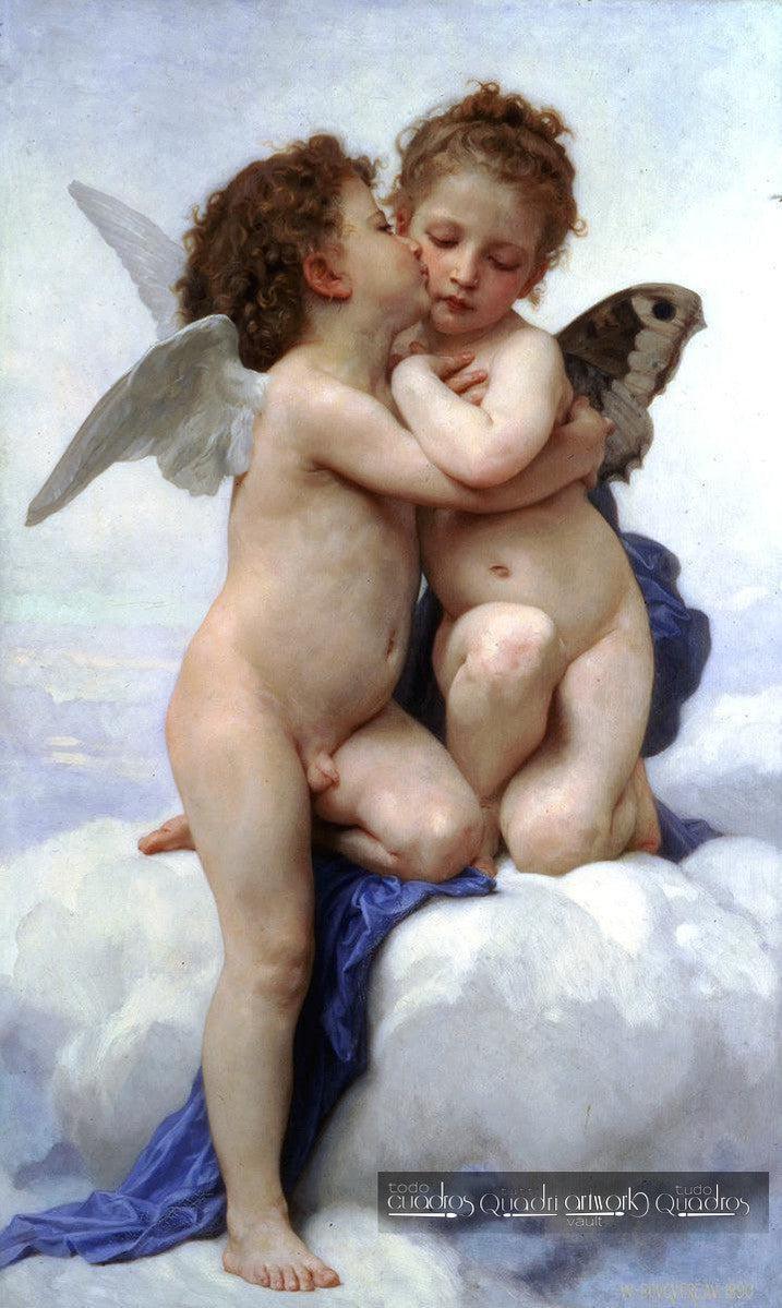 Amor und Psyche als Kinder, Bouguereau