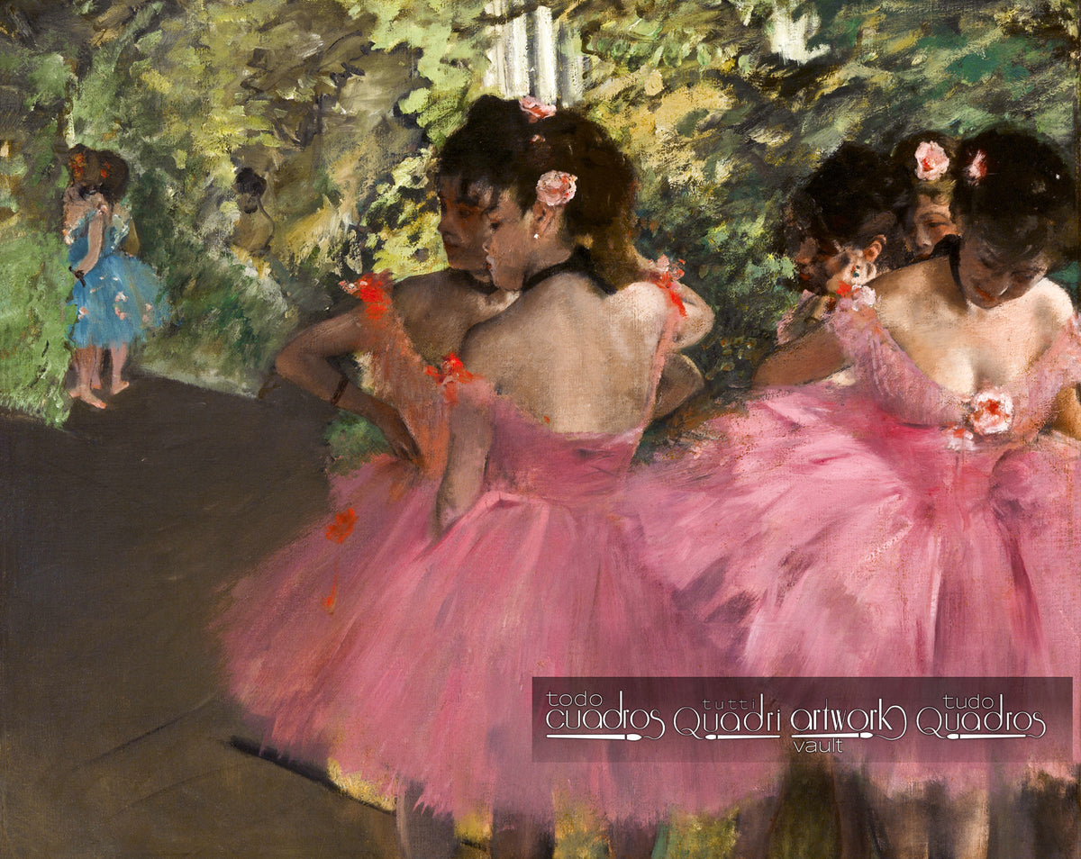 Tänzerinnen in Rosa, Degas