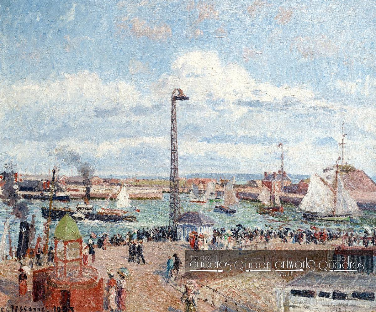Der Lotsensteg in Le Havre, Pissarro