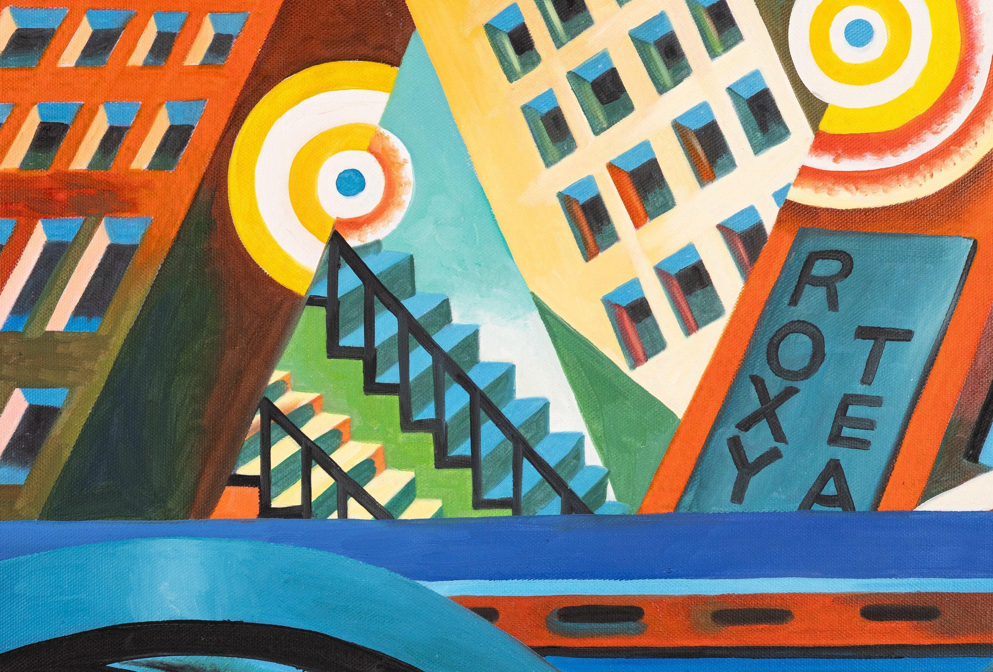 Wolkenkratzer und Tunnel, Depero