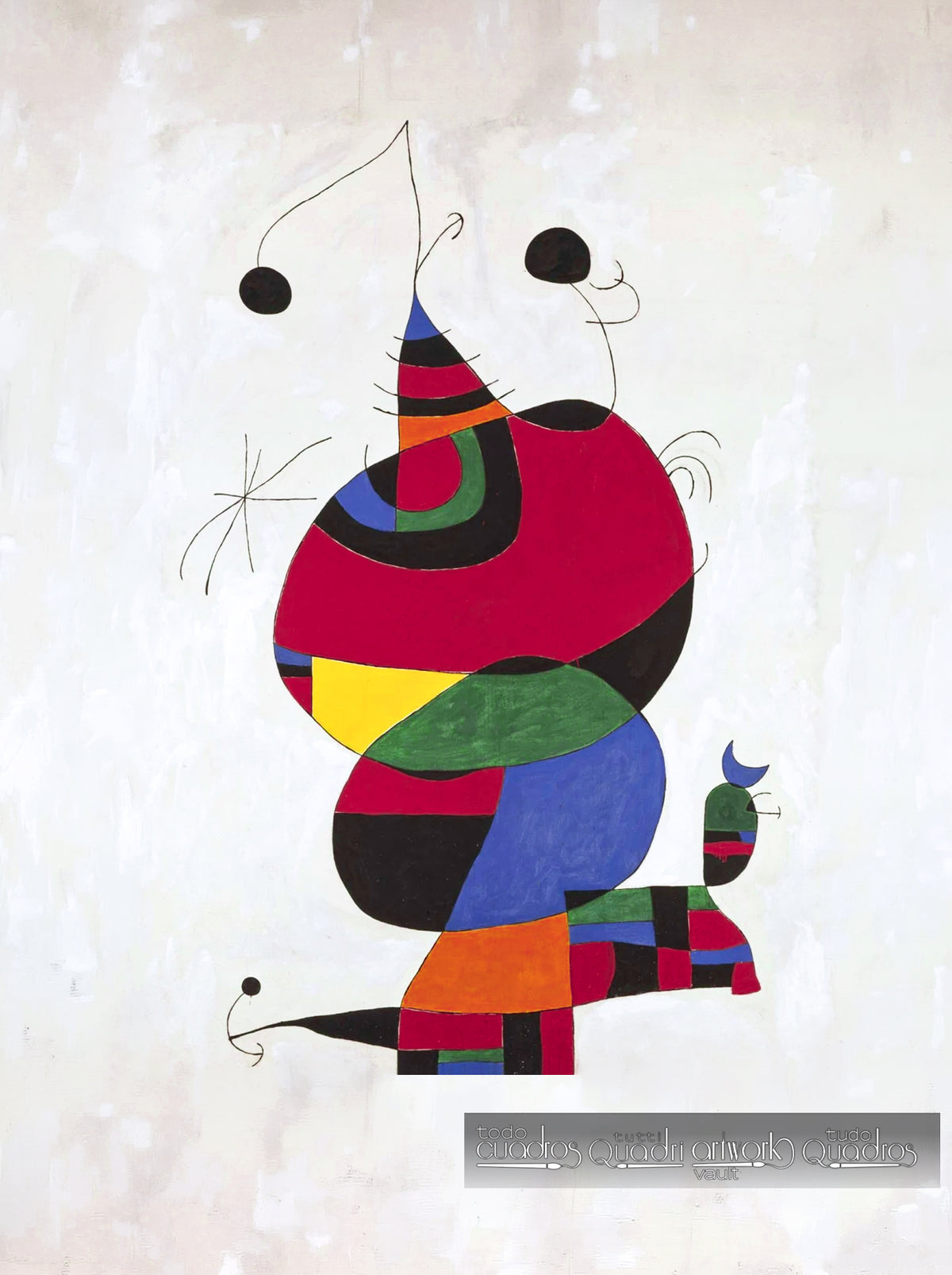 Hommage an Picasso, Miró