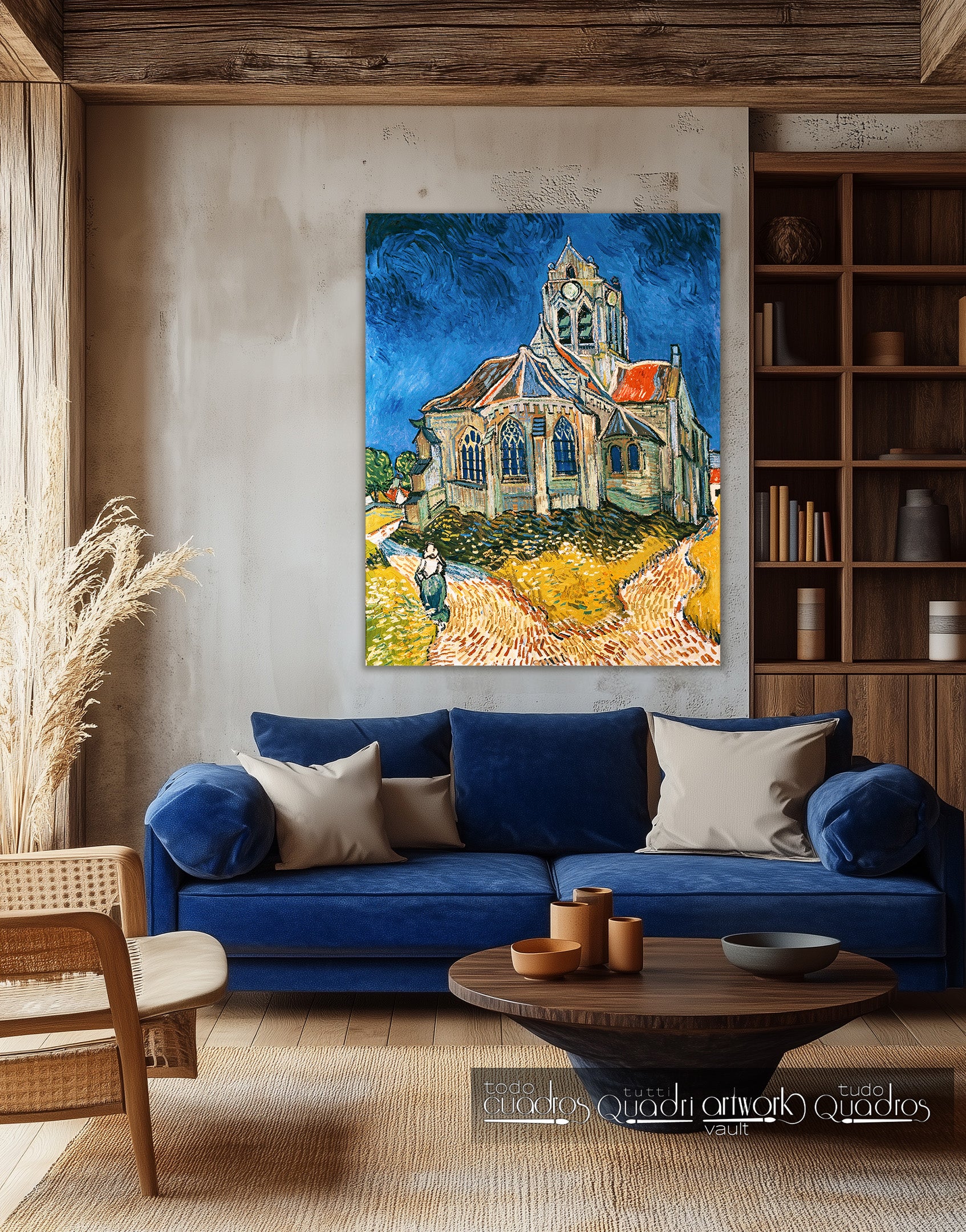 Die Kirche von Auvers, Van Gogh