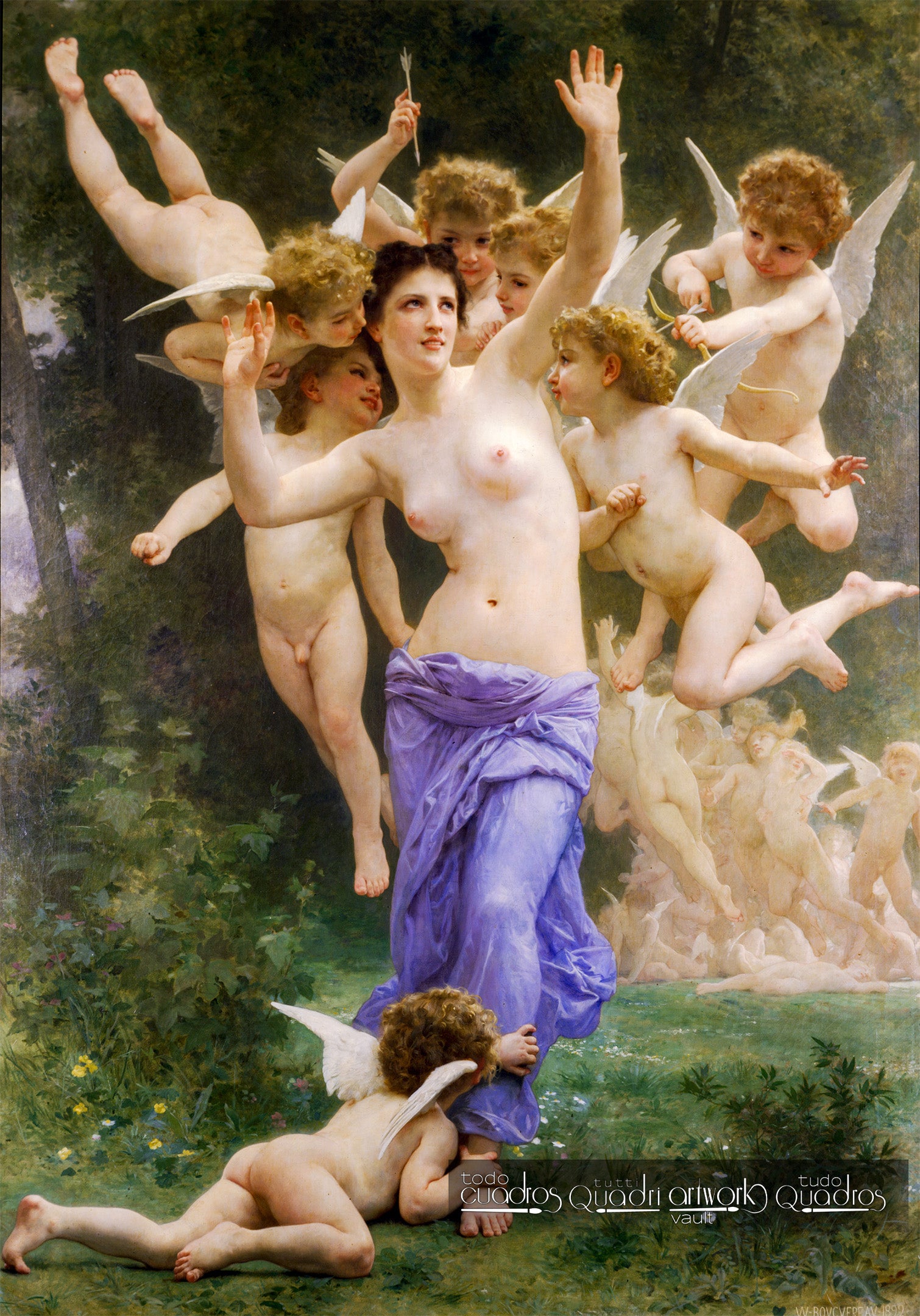 Das Wespennest, Bouguereau