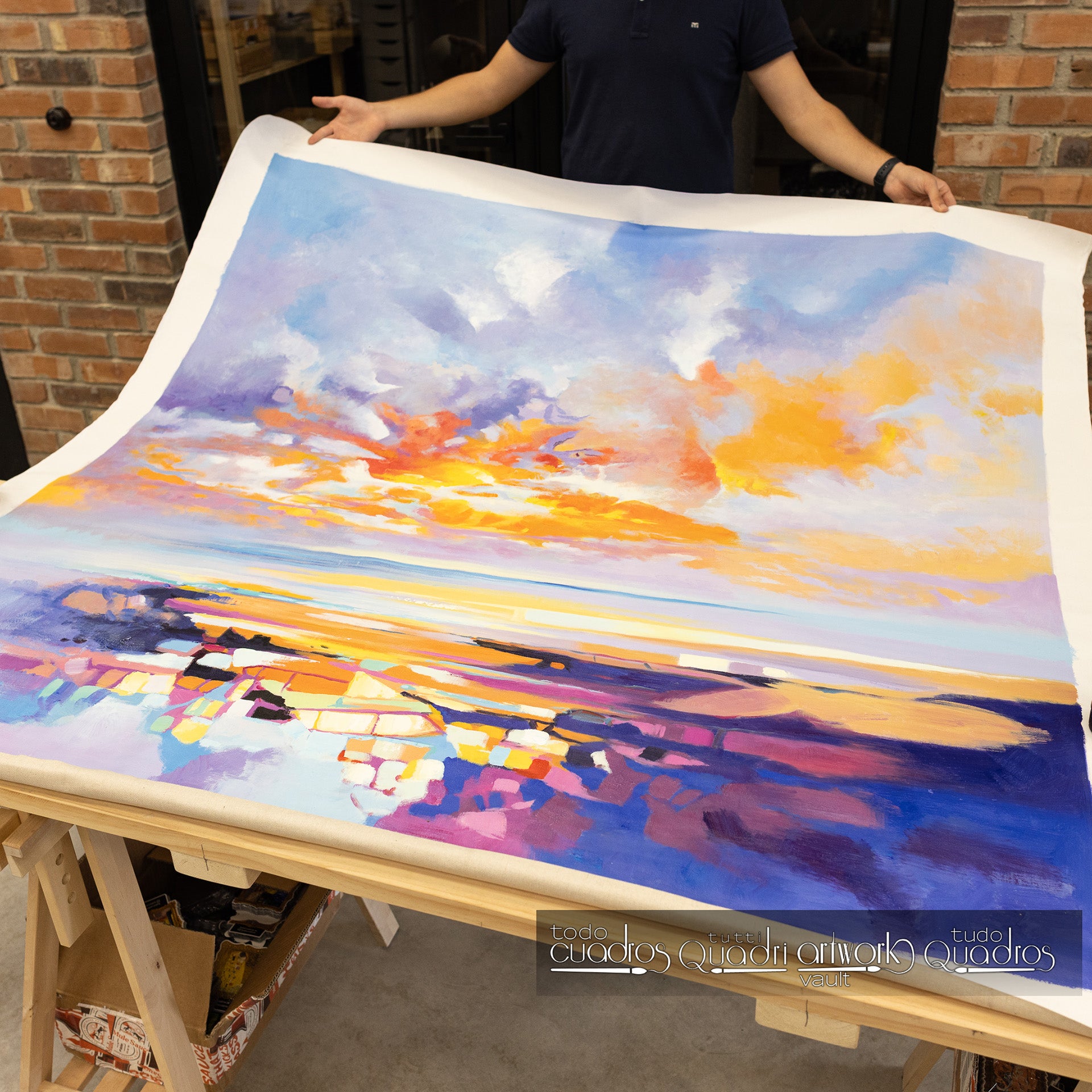 Abenddämmerung in Ibiza, Öl