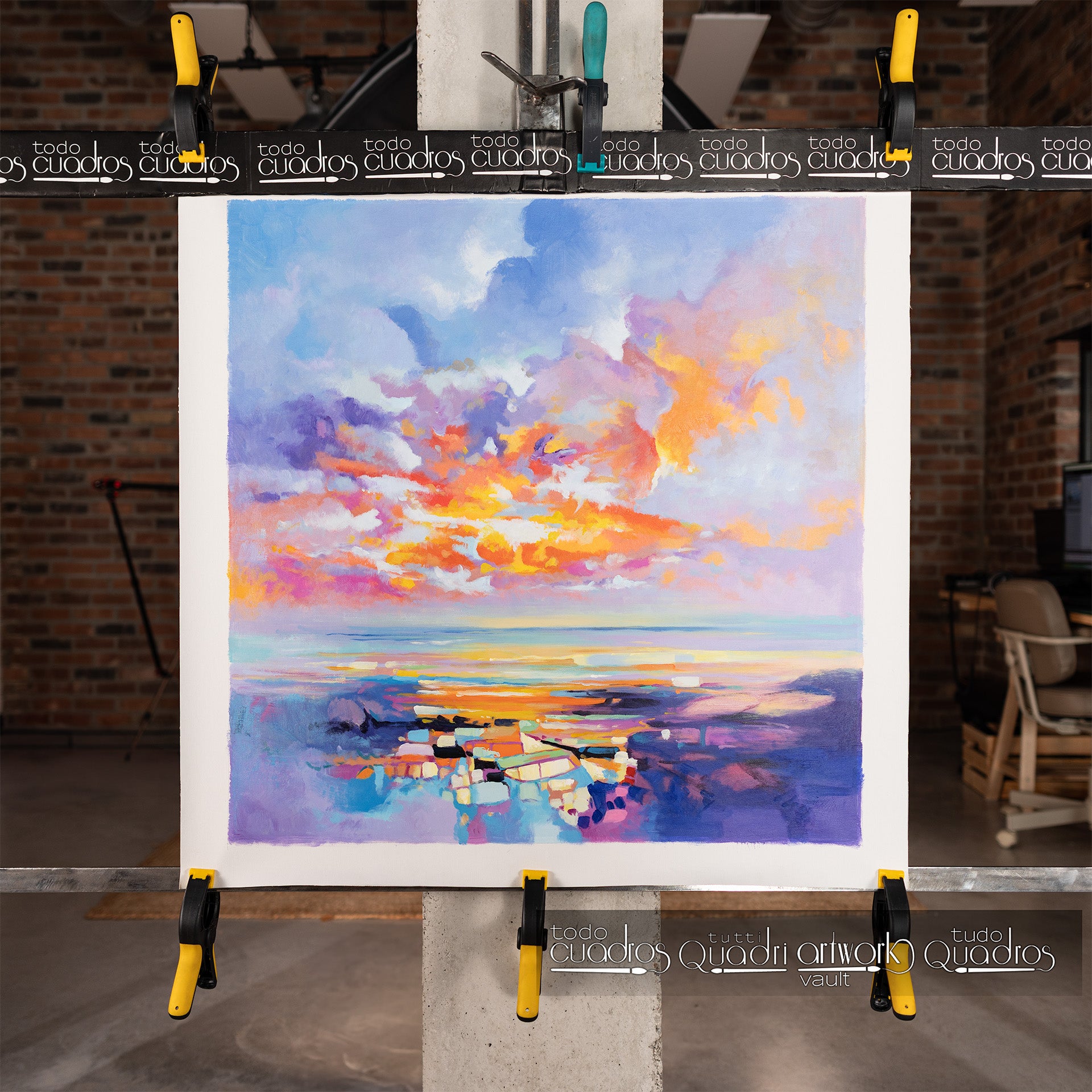 Abenddämmerung in Ibiza, Öl