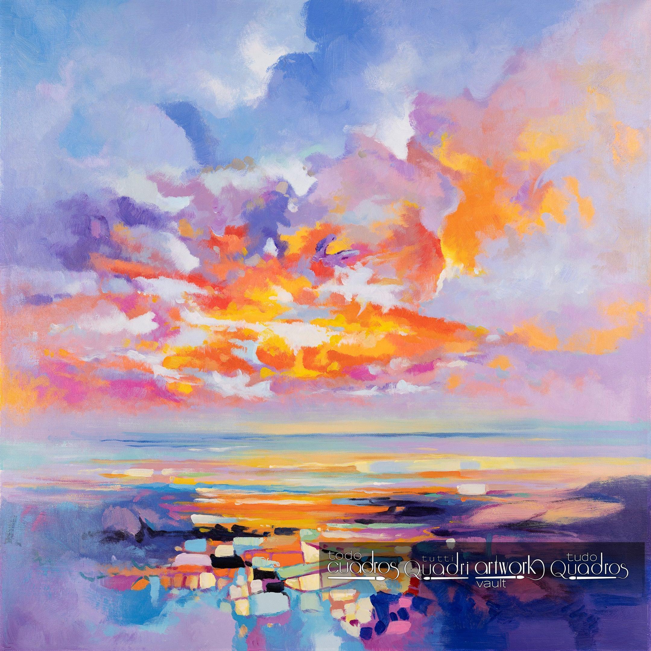 Abenddämmerung in Ibiza, Öl