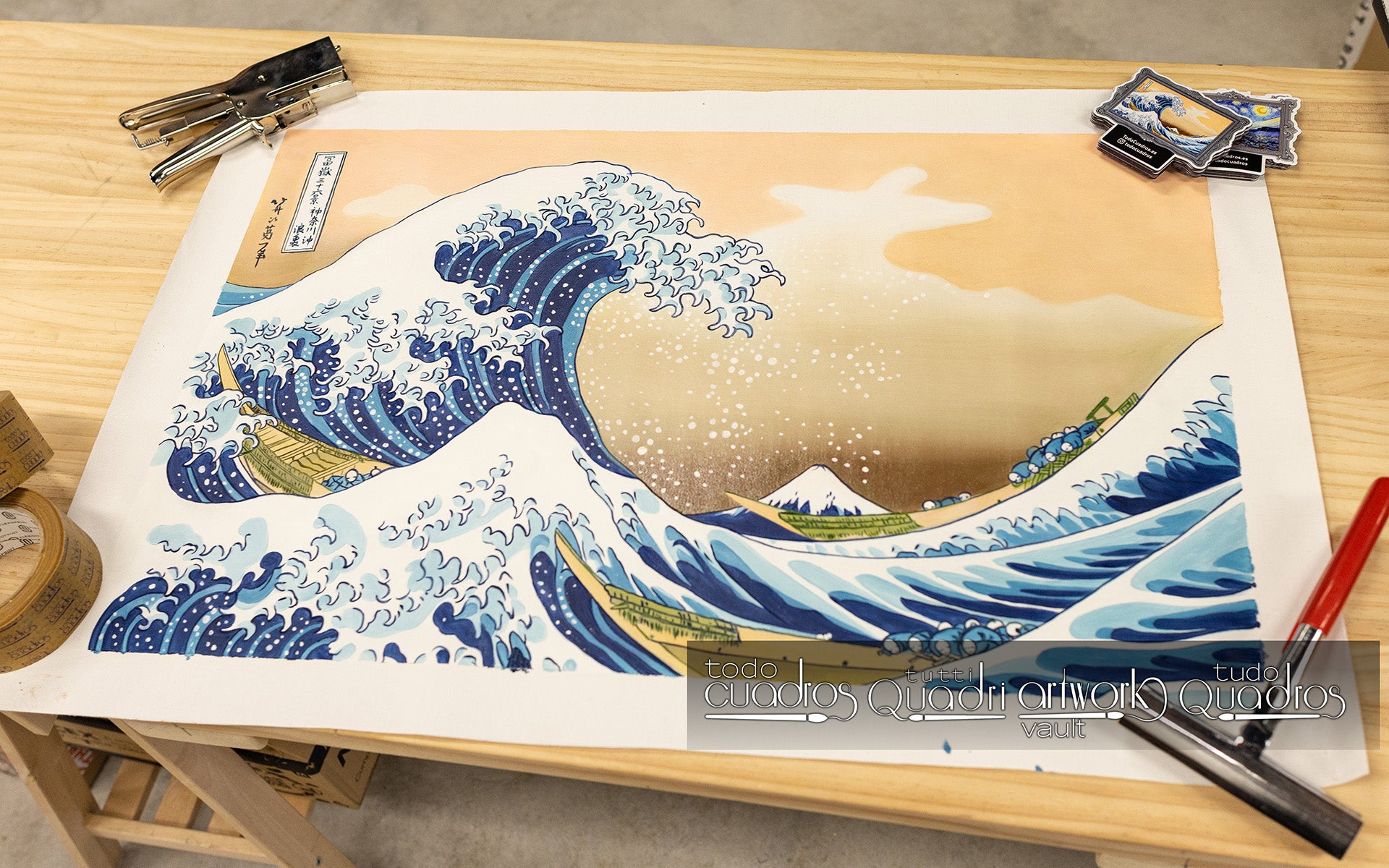 Die große Welle vor Kanagawa, Hokusai
