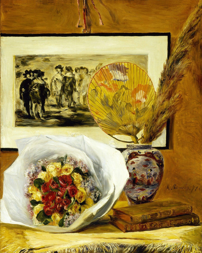 Stillleben und Blumenstrauß, Renoir