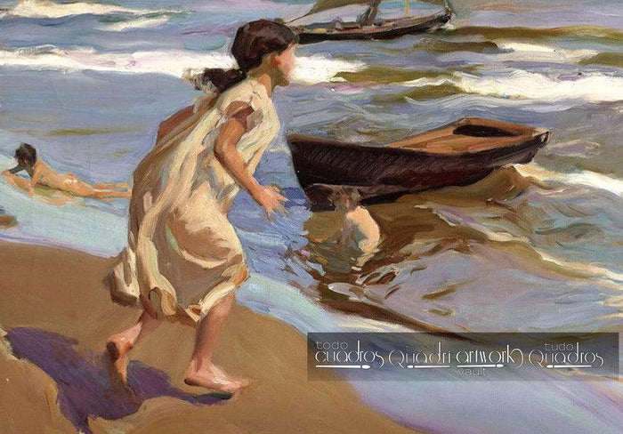Mädchen geht ins Bad, Sorolla