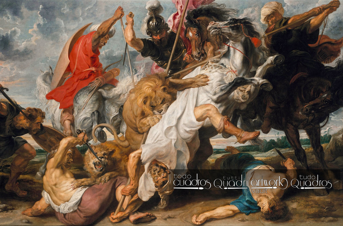 Löwenjagd, Rubens